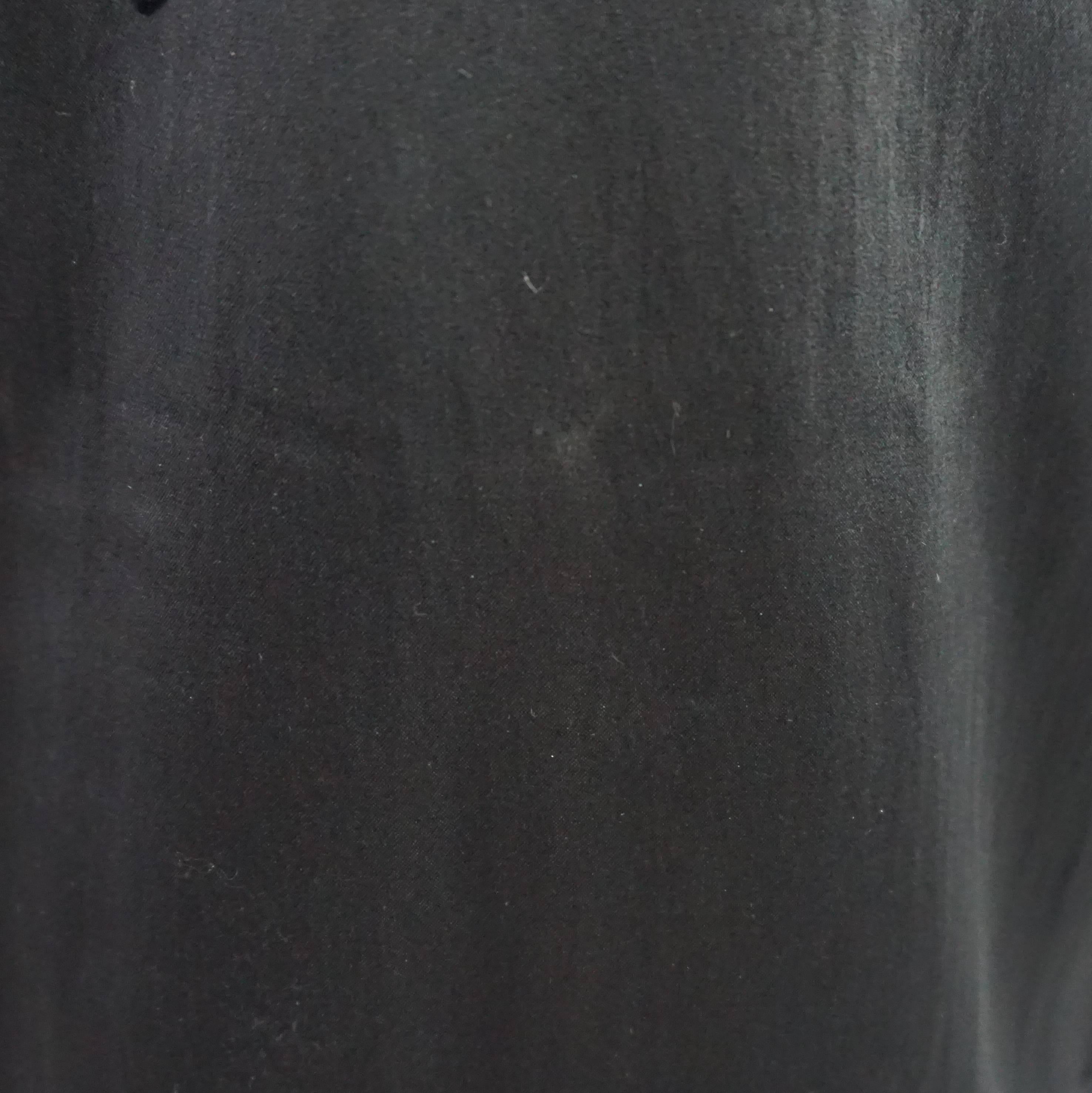 Mandalay Black Silk Embellished Asian Inspired Gown - 12 1