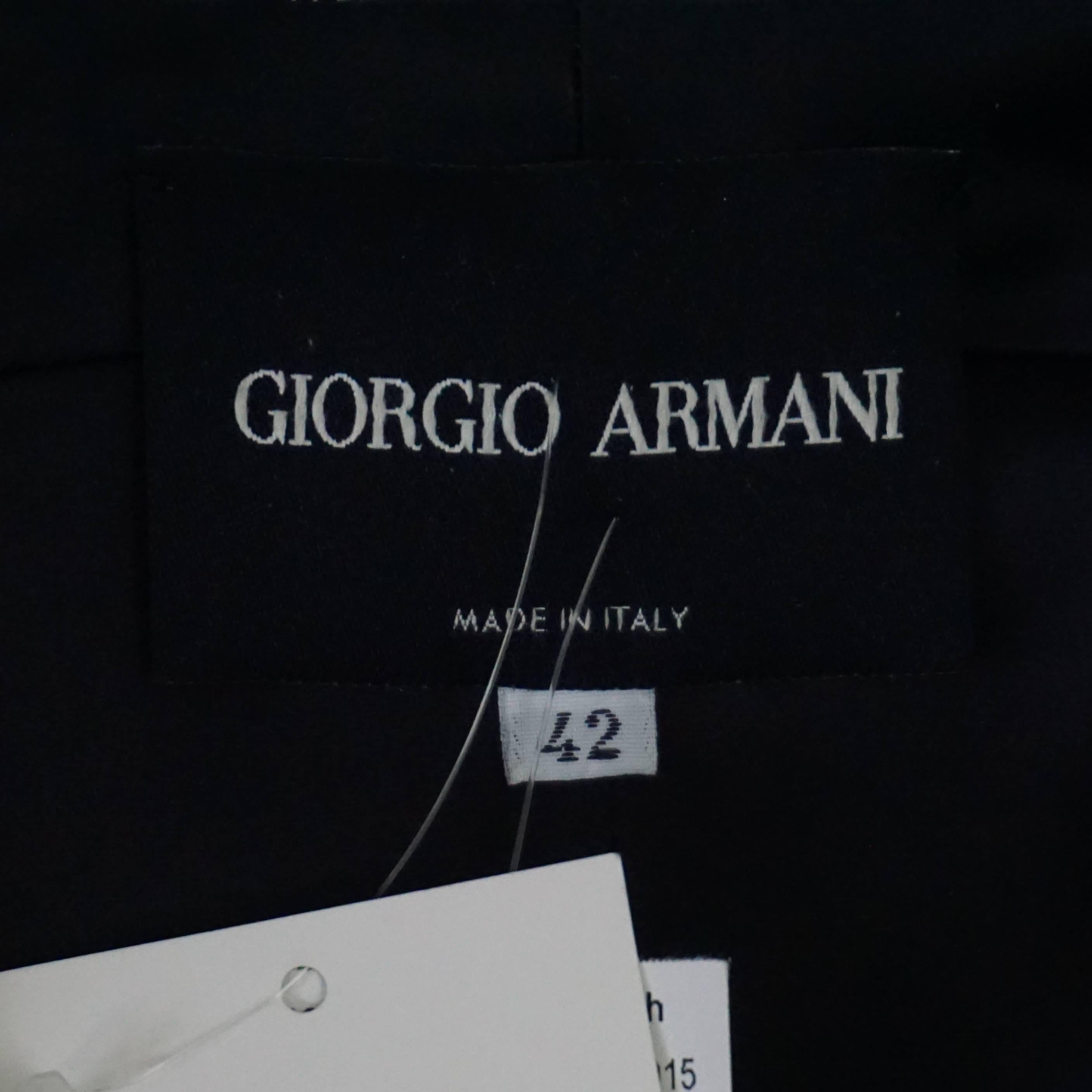 Giorgio Armani Black Beaded Sequin Jacket - 42 - retail $19, 995 1