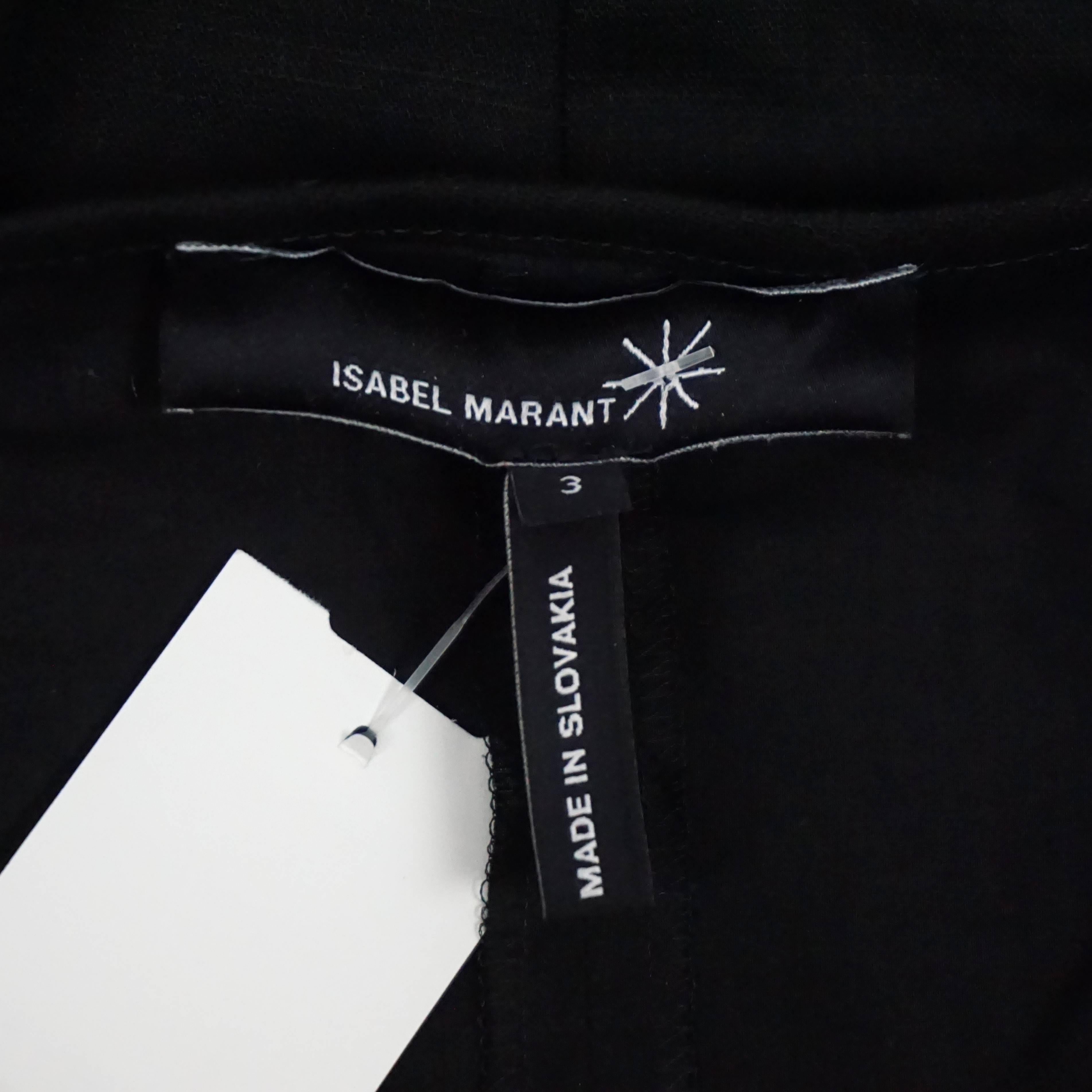 Isabel Marant Black Deconstructed Asymmetrical Skirt - 3 1