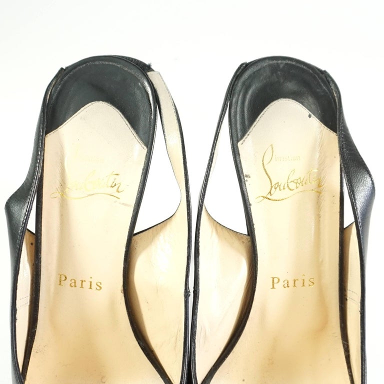 louboutin platform slingback