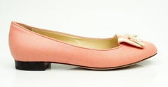 Charlotte Olympia Coral Linen Flats - 37