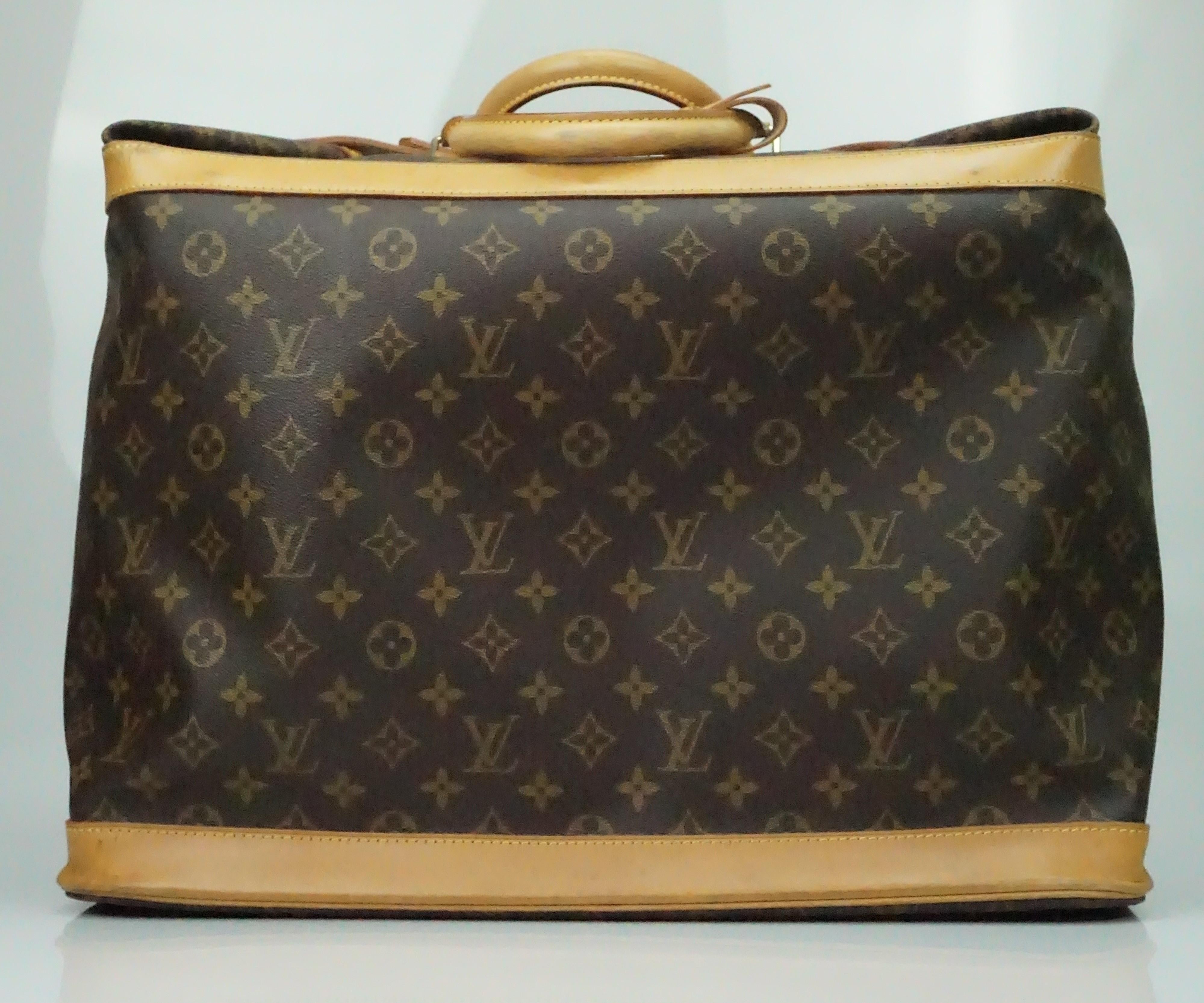 Women's or Men's Louis Vuitton Monogram Grimaud Shoe Bag Luggage