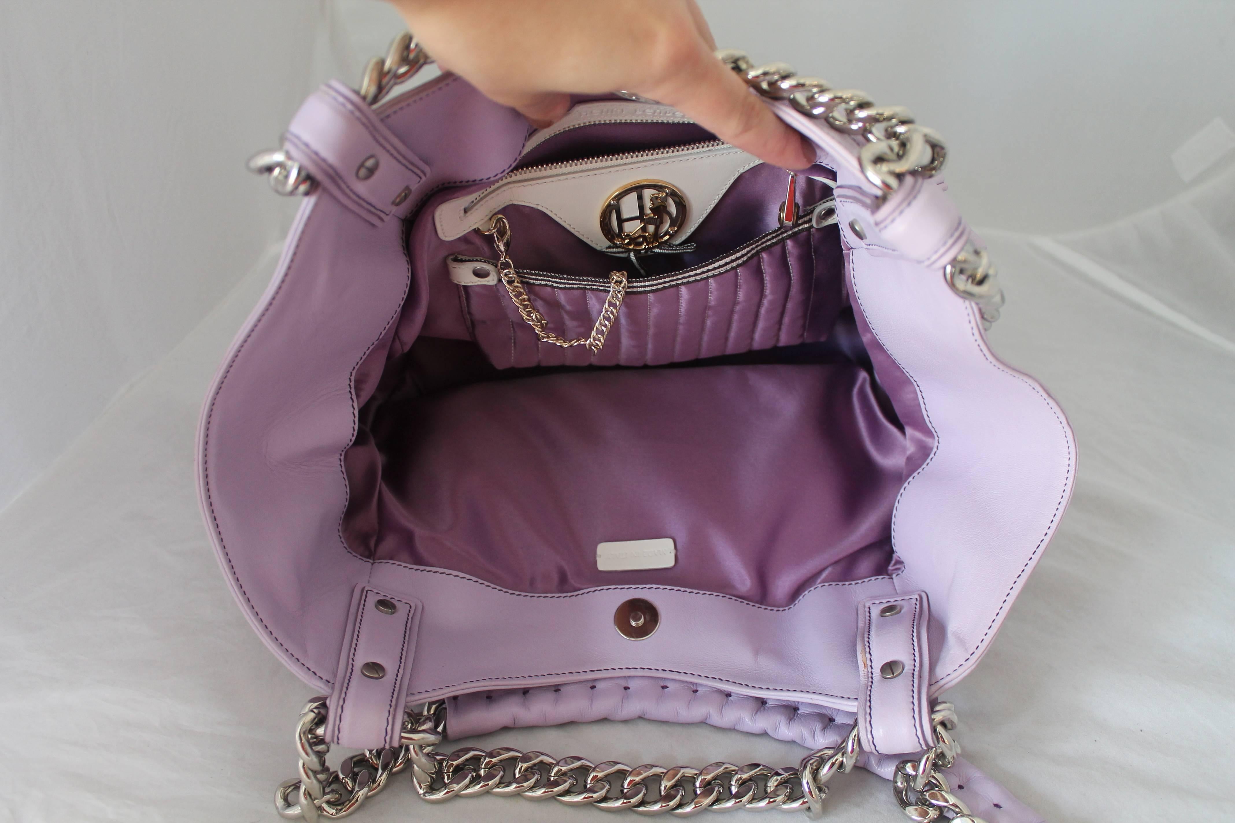 lavender handbag