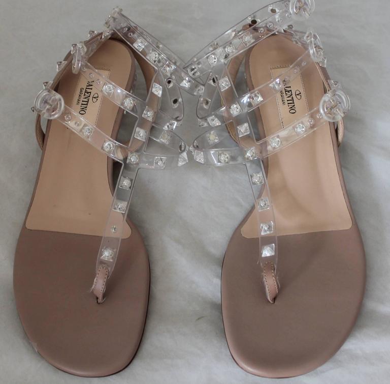 valentino transparent sandals