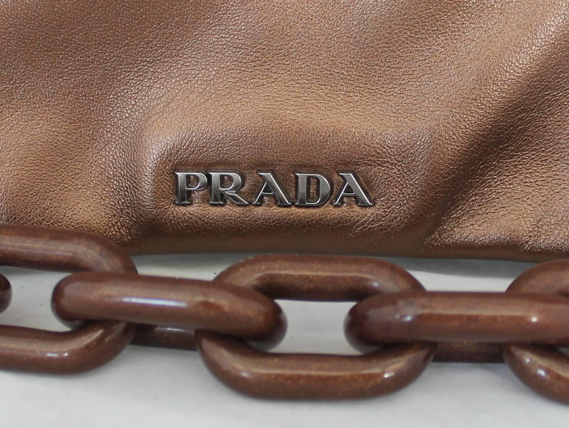 bronze leather bag