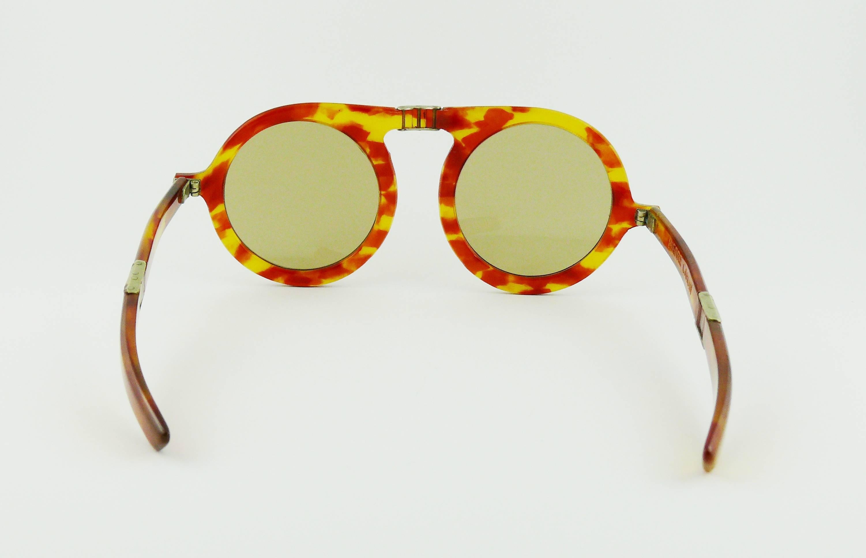 Pierre Cardin Rare Vintage Oversized Folding Sunglasses 2
