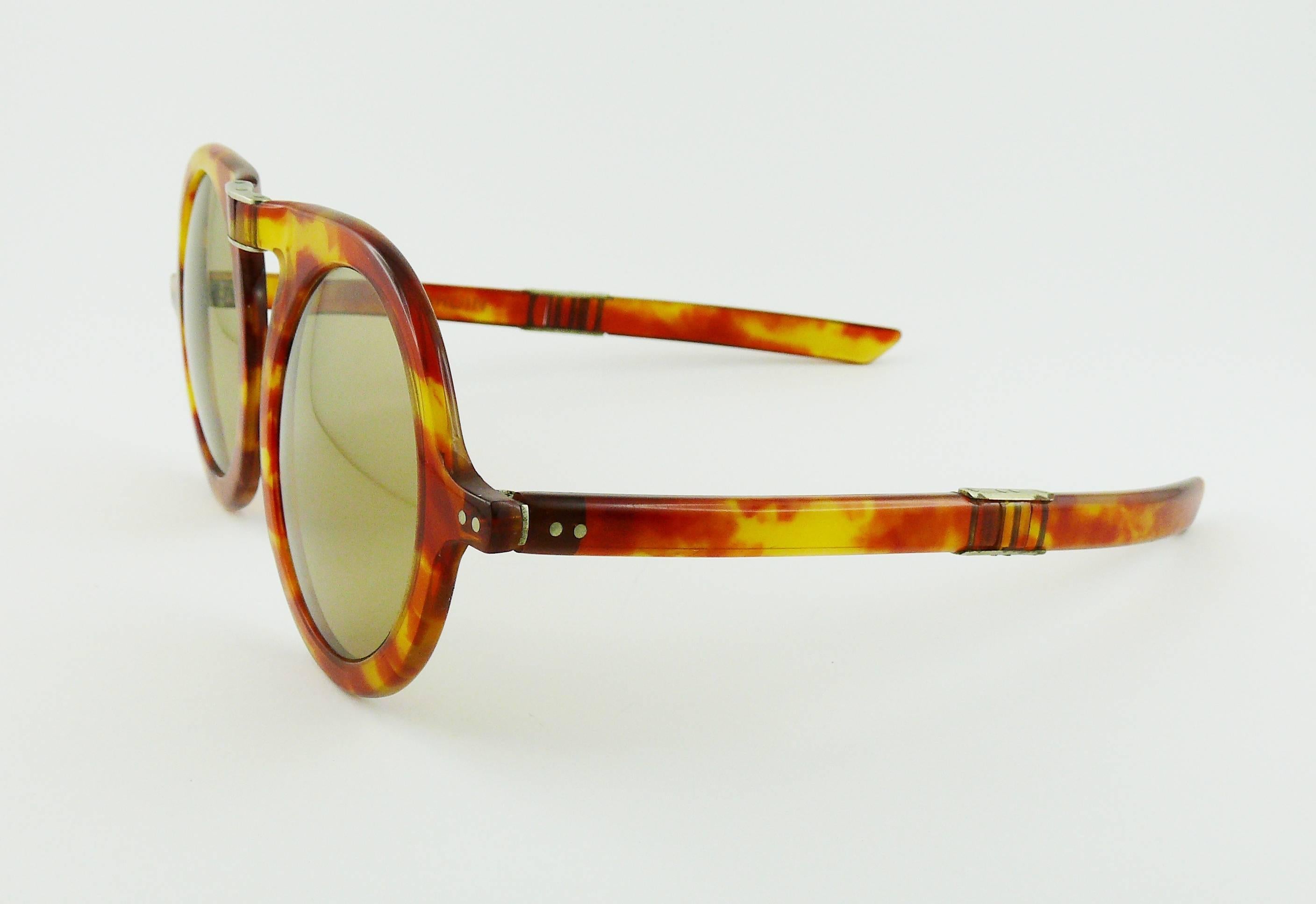 Women's or Men's Pierre Cardin Rare Vintage Oversized Folding Sunglasses