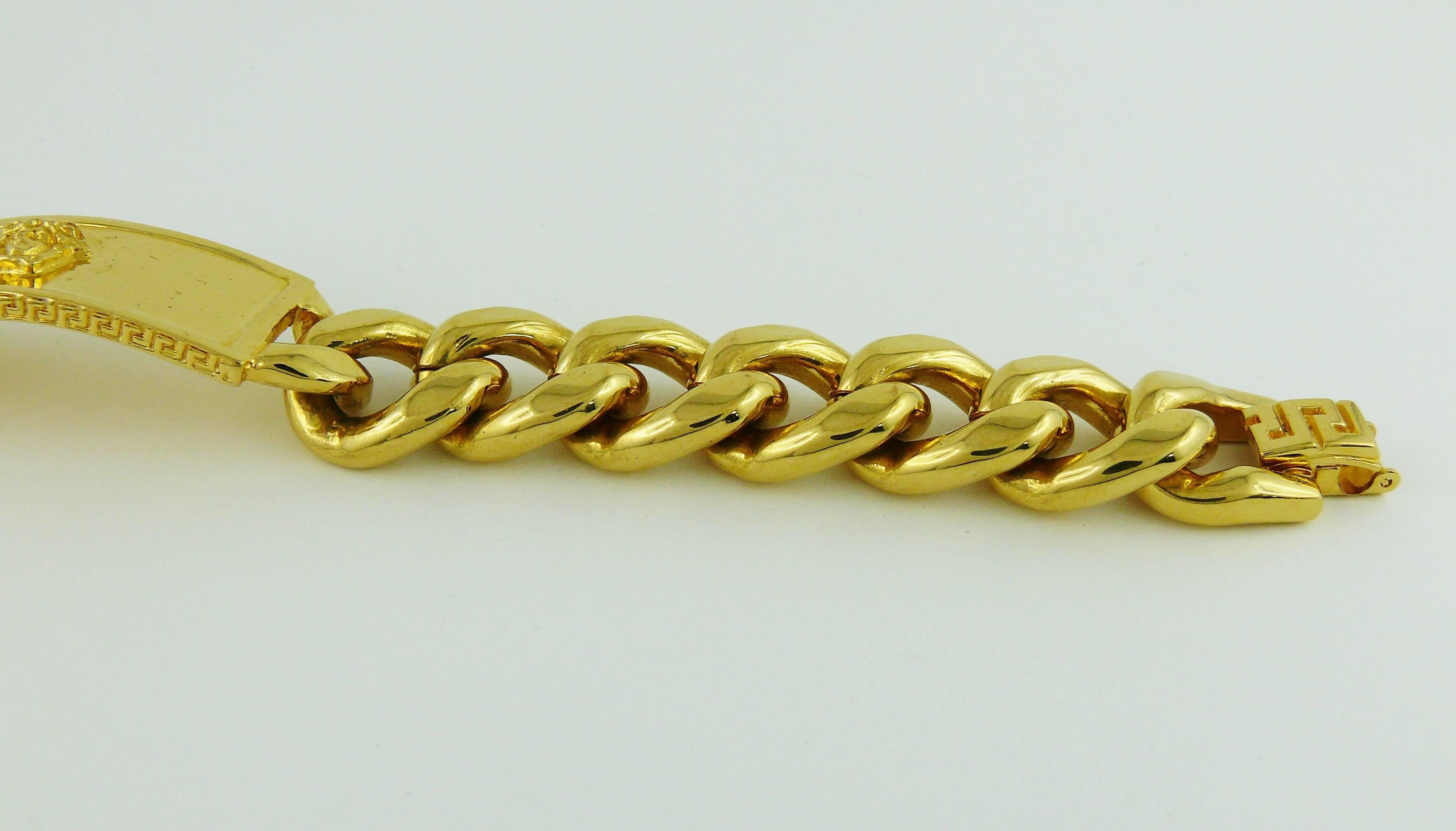 vintage mens gold bracelet