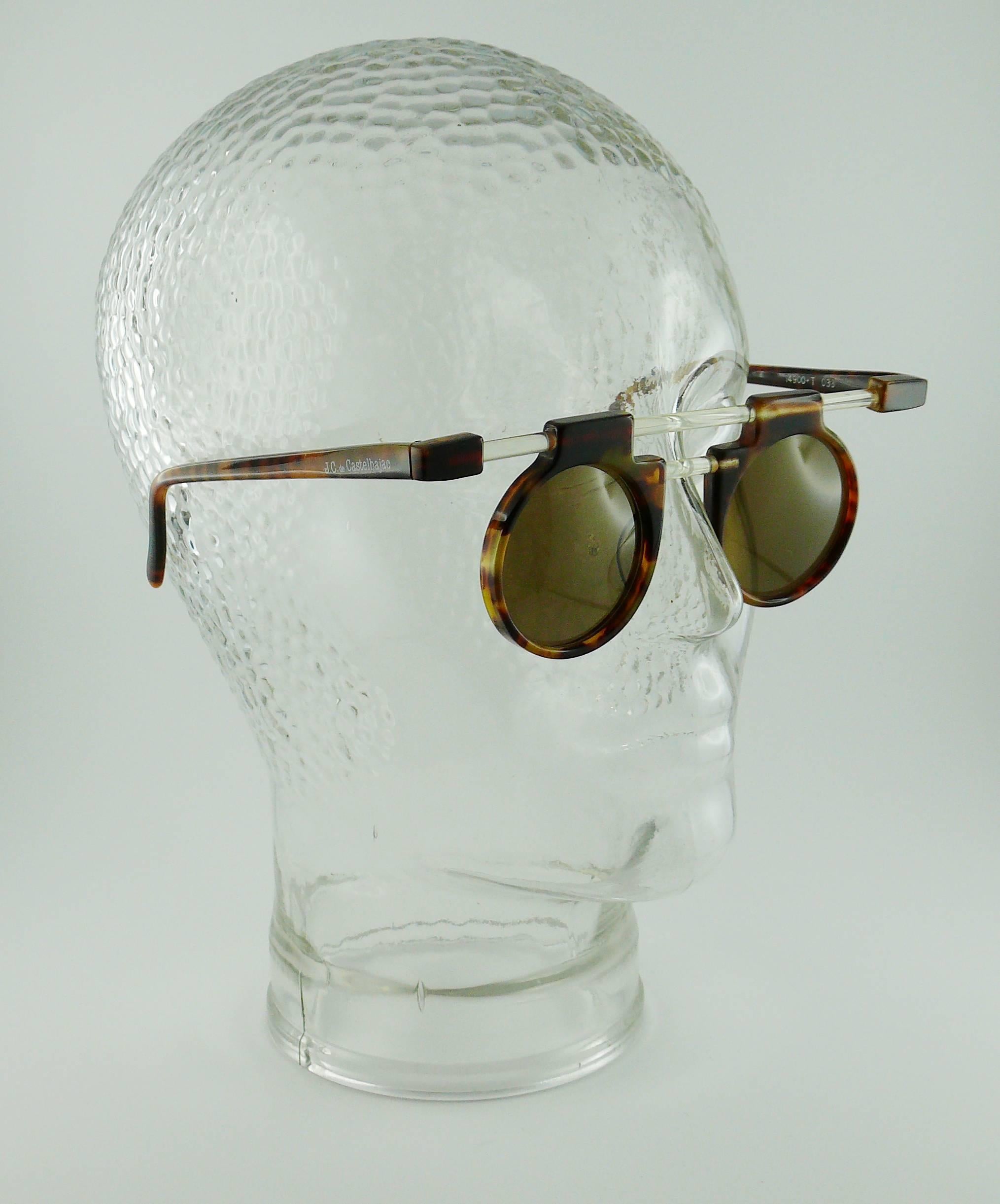 Jean-Charles de Castelbajac Vintage Modernist Sunglasses In Excellent Condition In Nice, FR