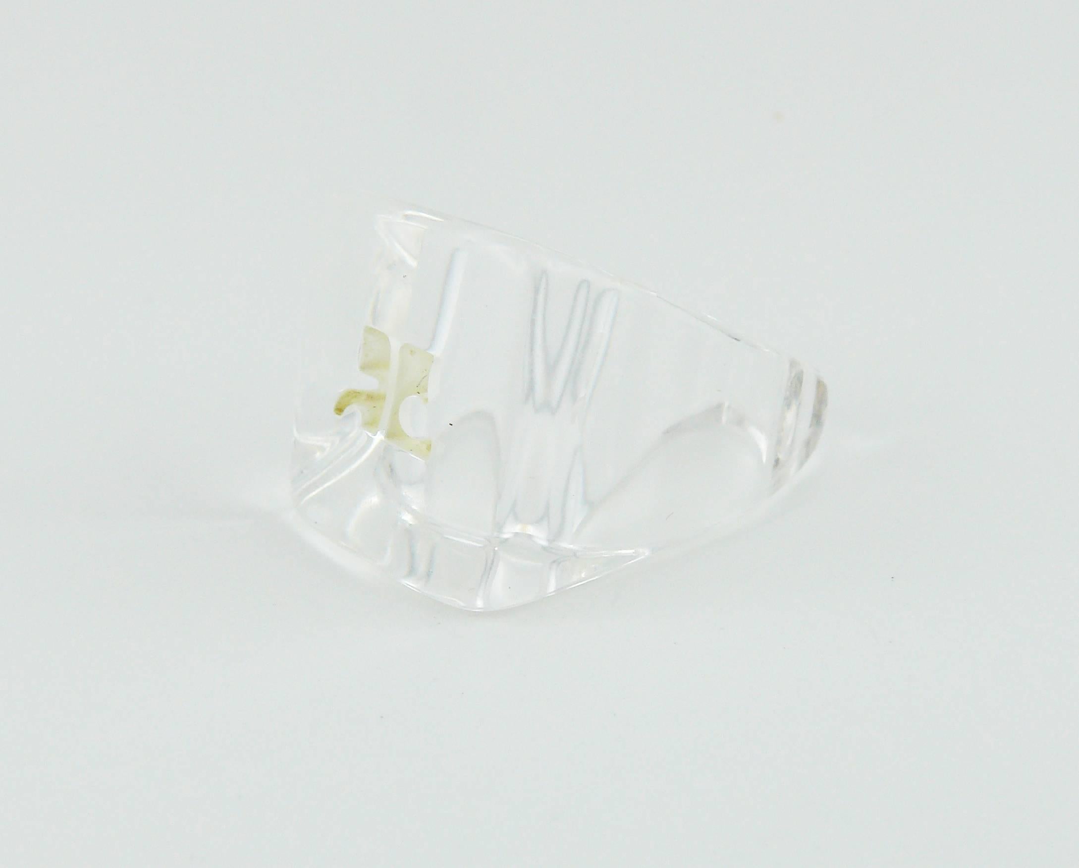 vintage lucite rings