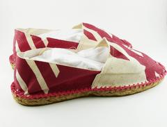 Alaia Vintage Iconic Pink and Off-white Canvas Espadrilles Rare Size 37 (FR)