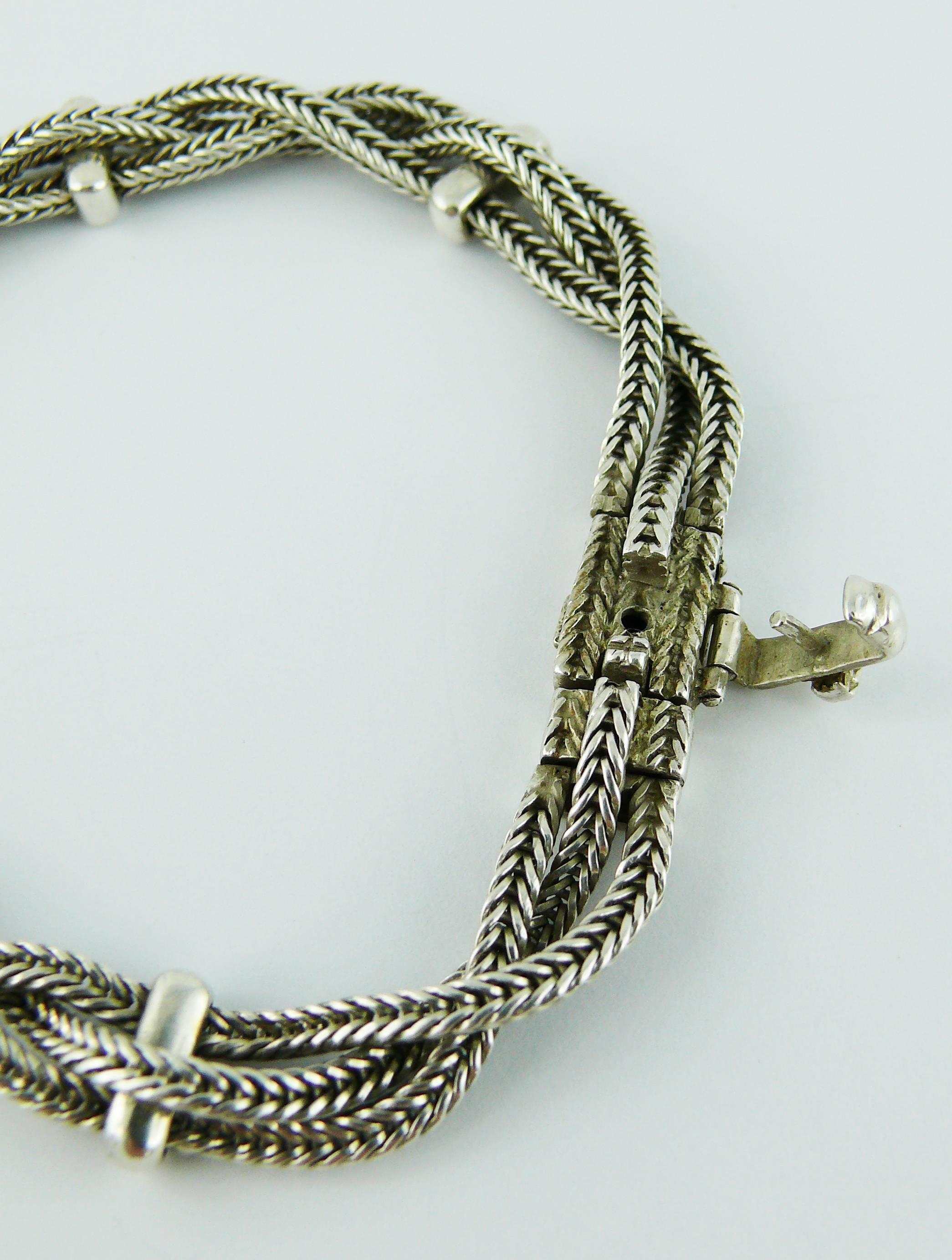 Women's Hermes Vintage Rare Sterling Silver Bracelet