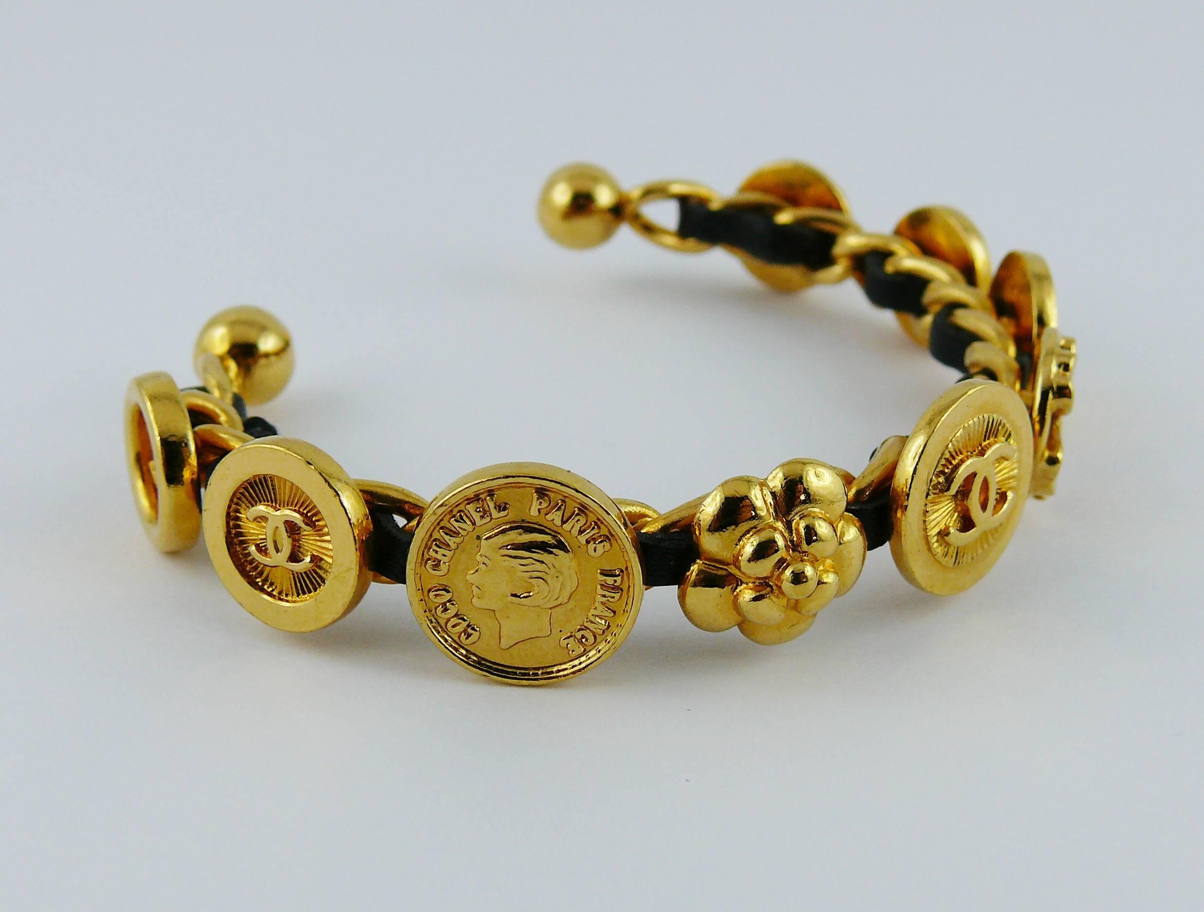 chanel coin bracelet