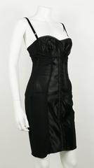 Dolce & Gabbana Black Lingerie Corset Bustier Dress
