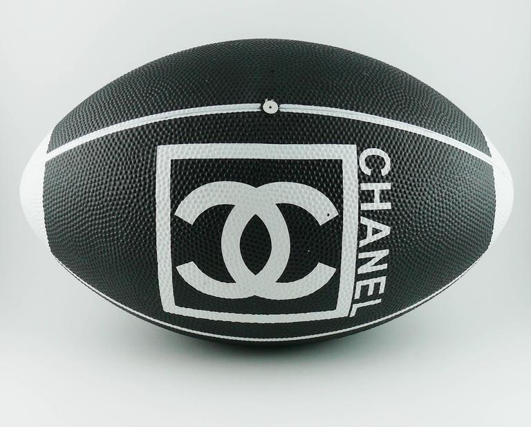 Chanel Rare Collector Limited Edition Rubber Rugby Ball 2007 at 1stDibs chanel rugby ball