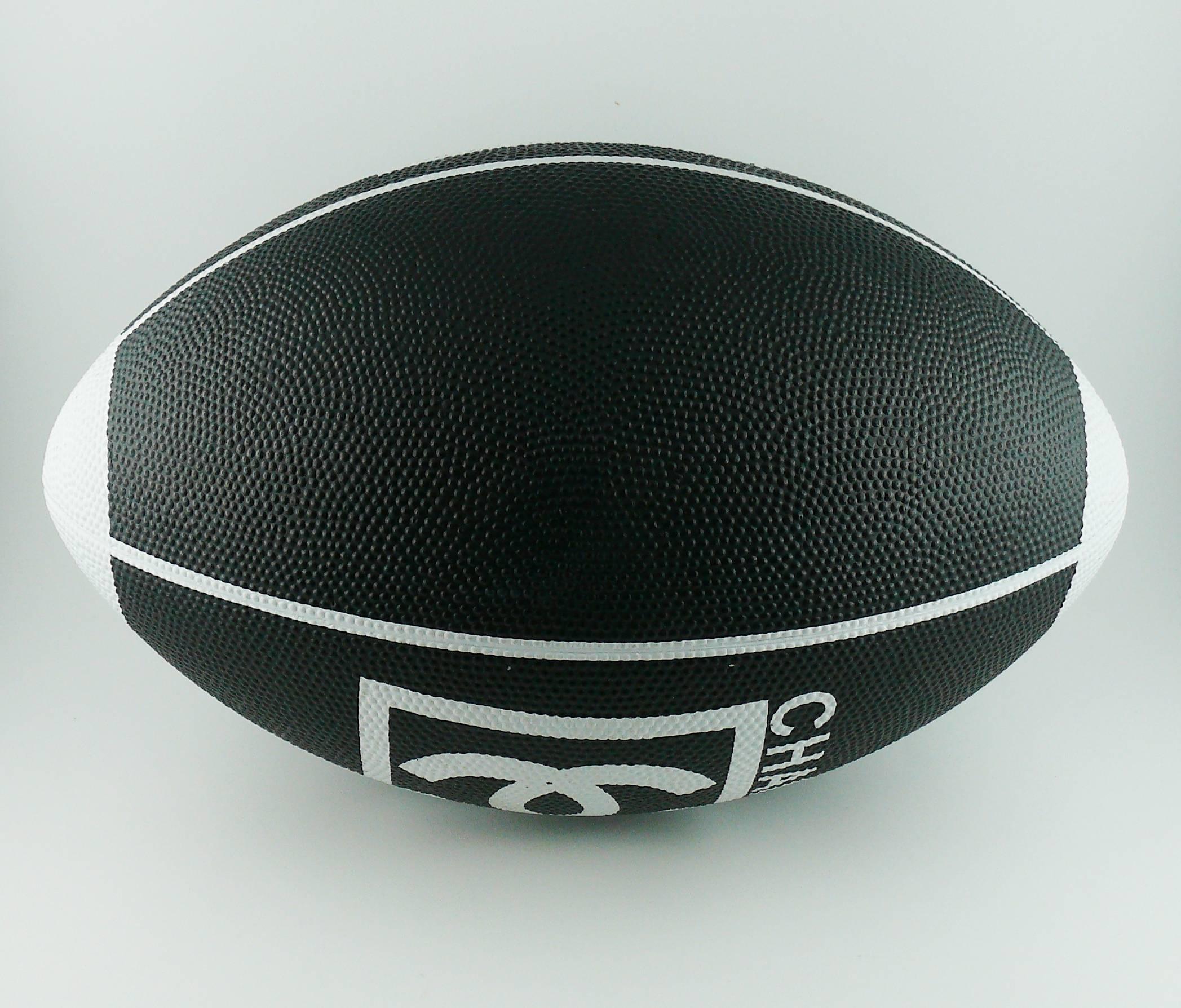 Chanel Rare Collector Limited Edition Rubber Rugby Ball 2007 1