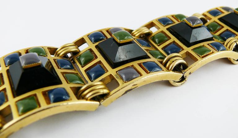 アクセサリー Vintage Jean Paul GAULTIER Bangle R Vintage 90s Jean Paul Gaultier Haute Couture Designer