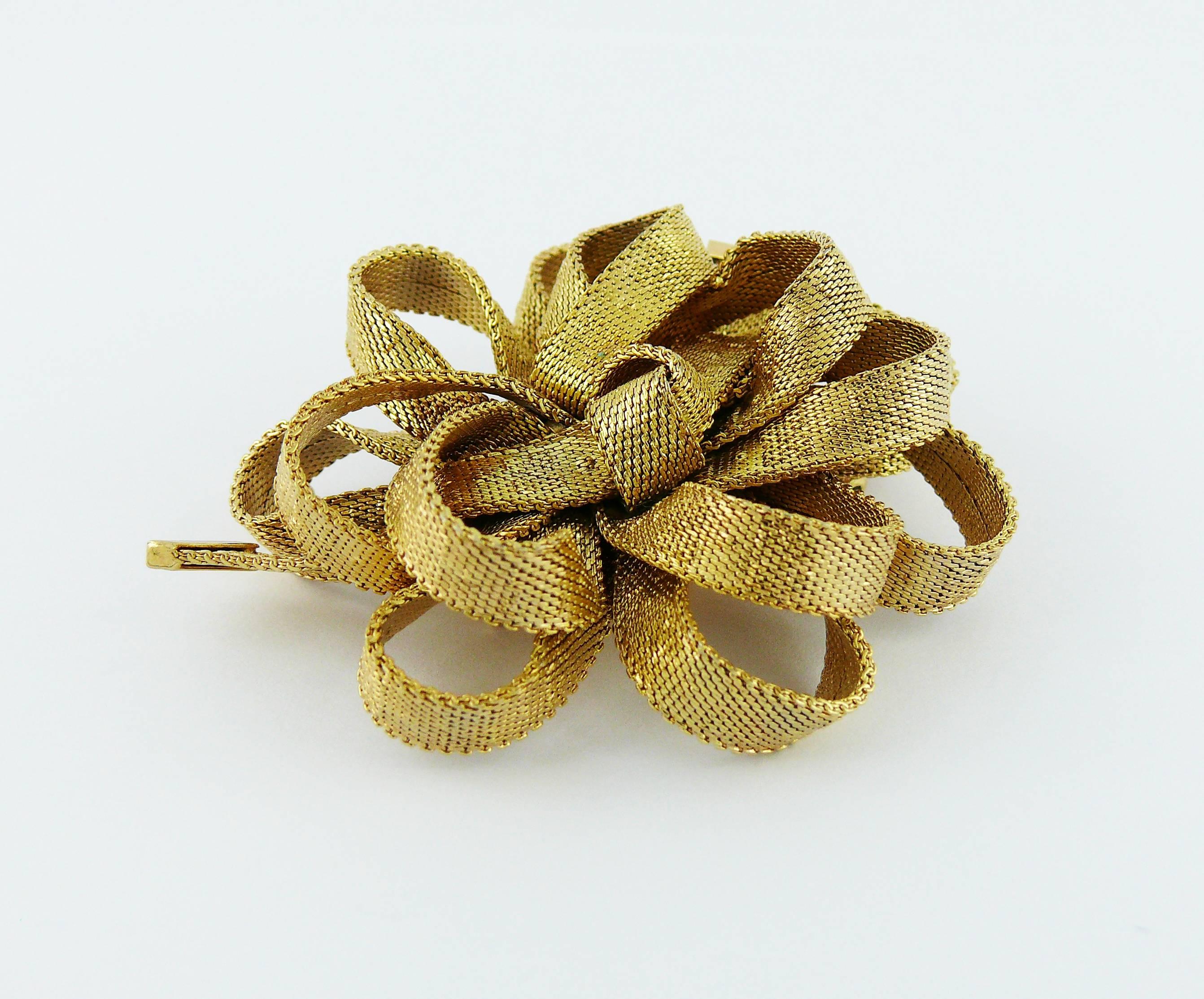 christian dior bow brooch