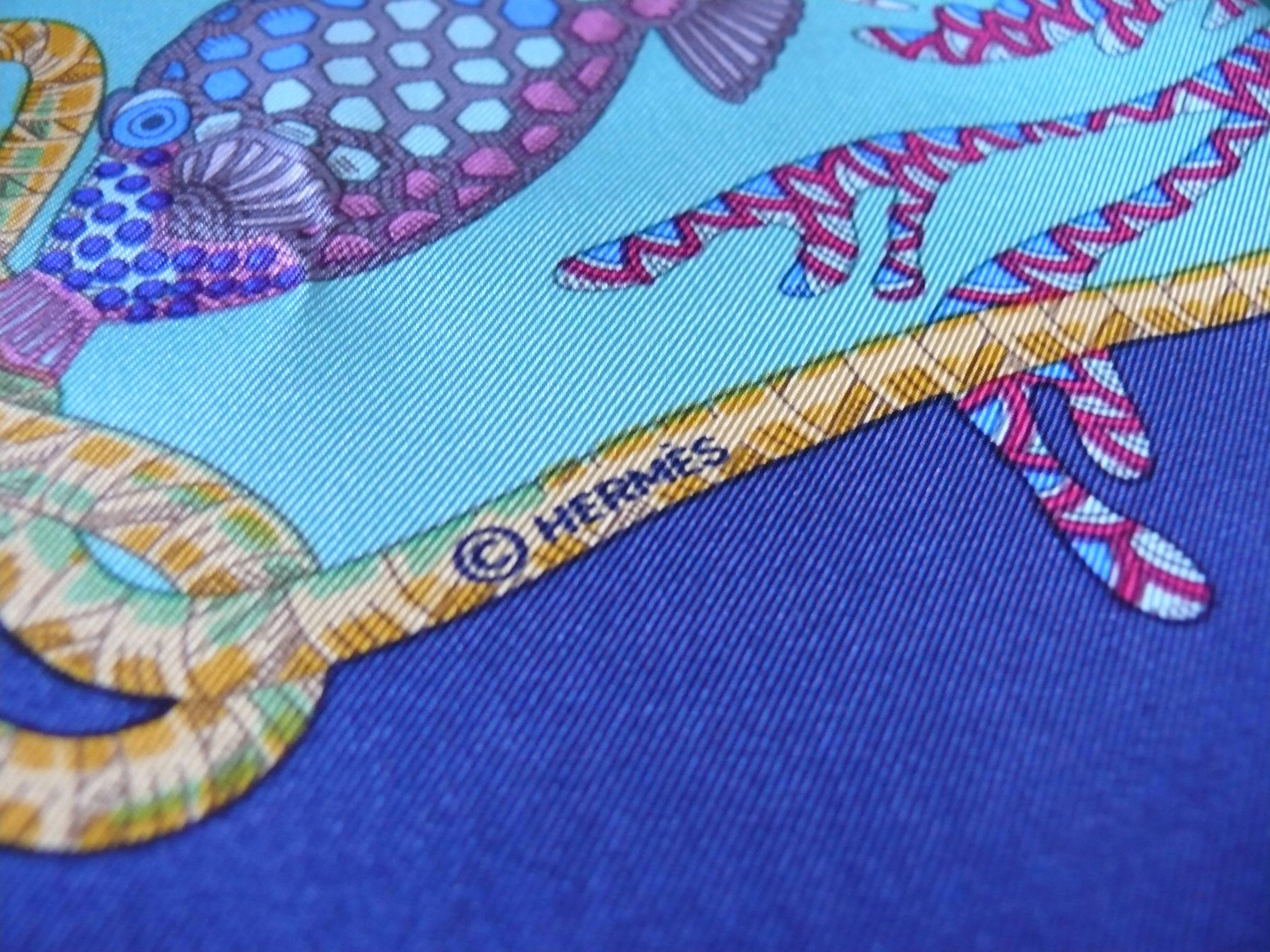 Hermes Vintage Silk Carre Scarf 