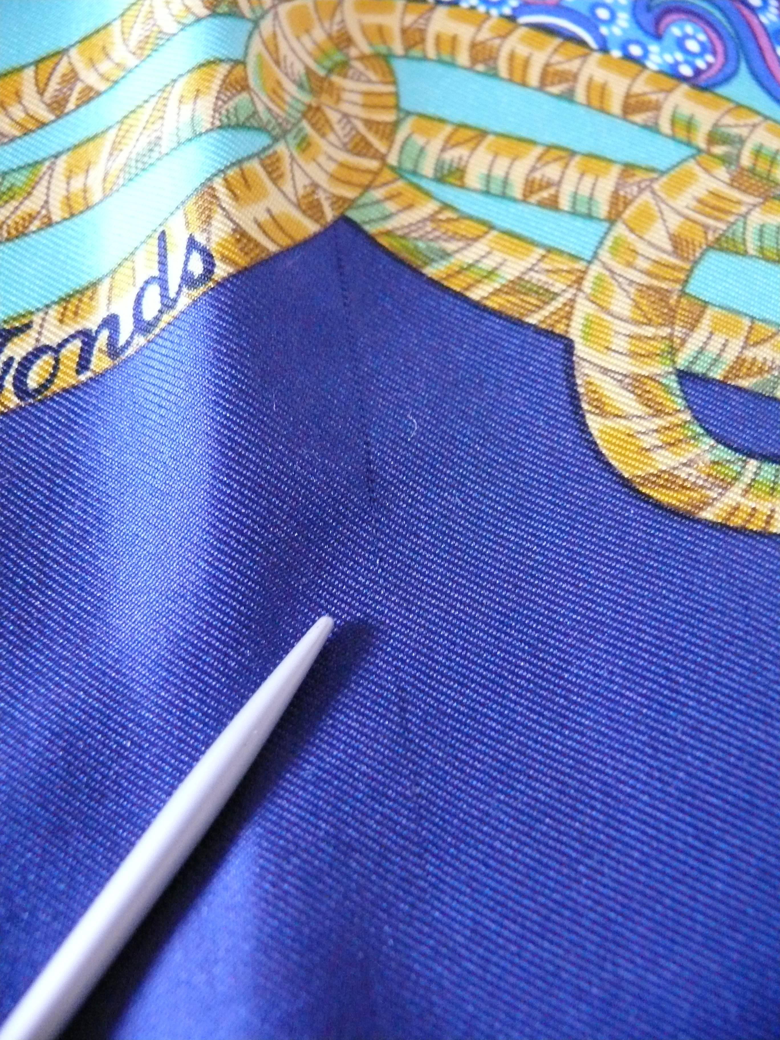 Hermes Vintage Silk Carre Scarf 