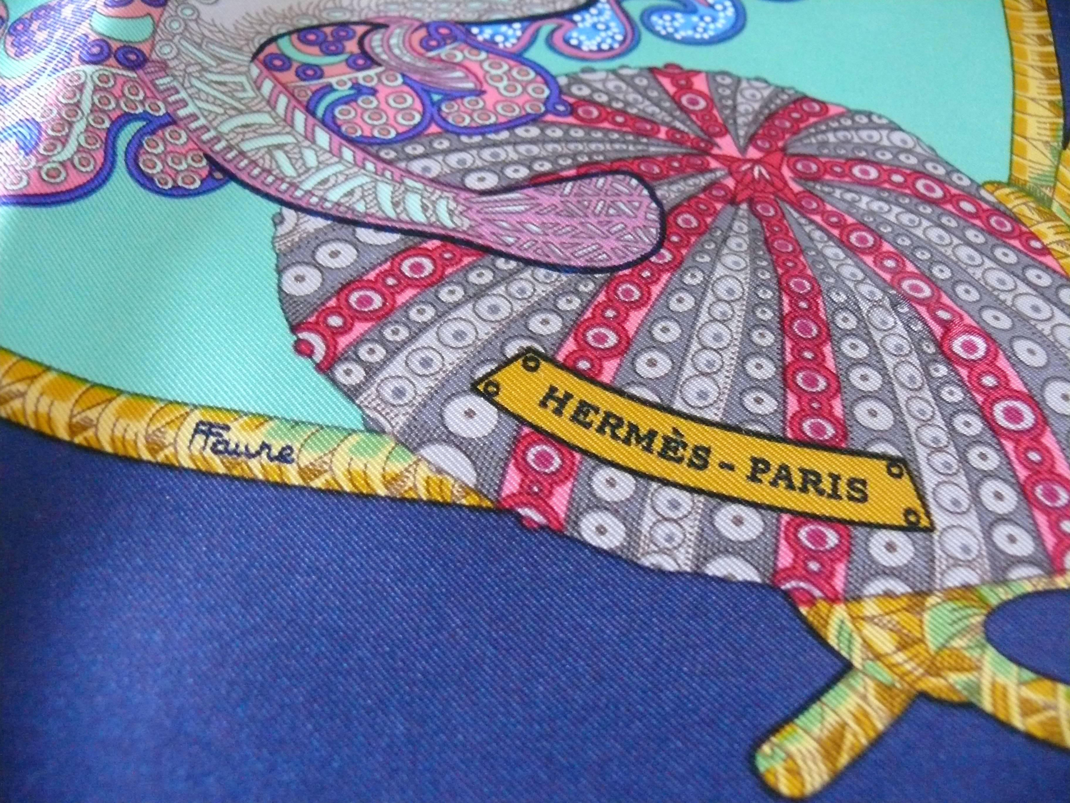 Women's Hermes Vintage Silk Carre Scarf 