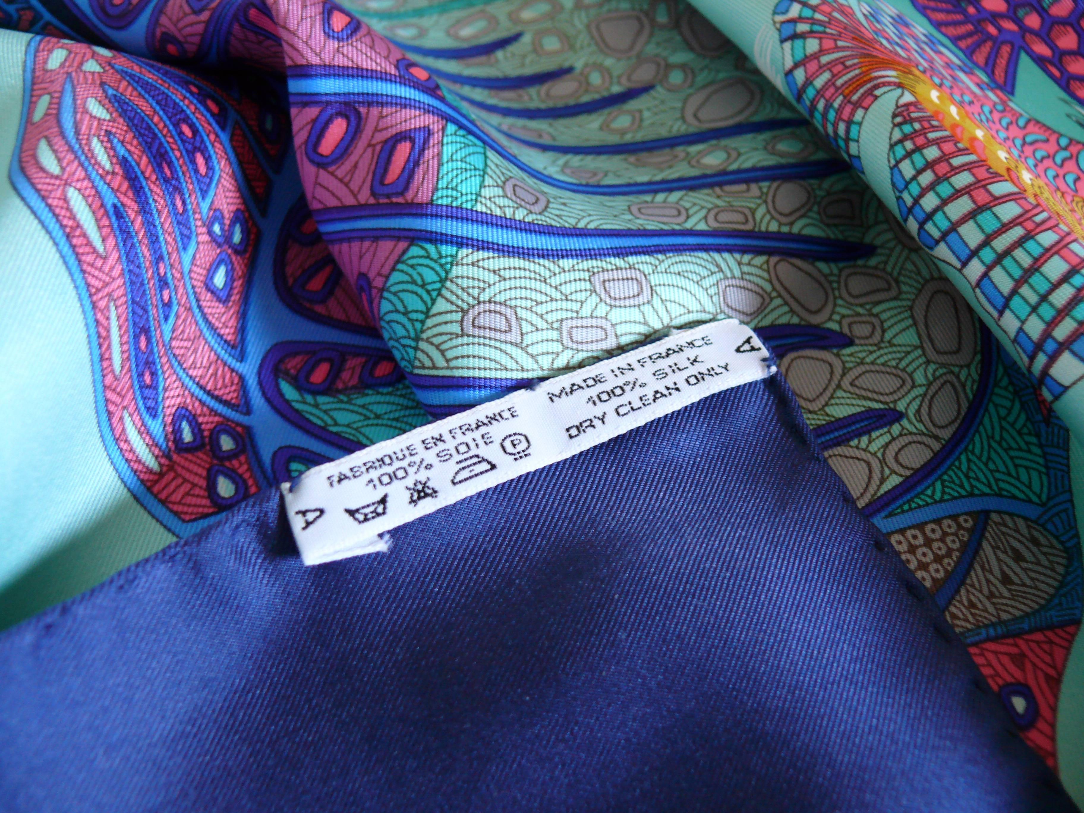 Hermes Vintage Silk Carre Scarf 
