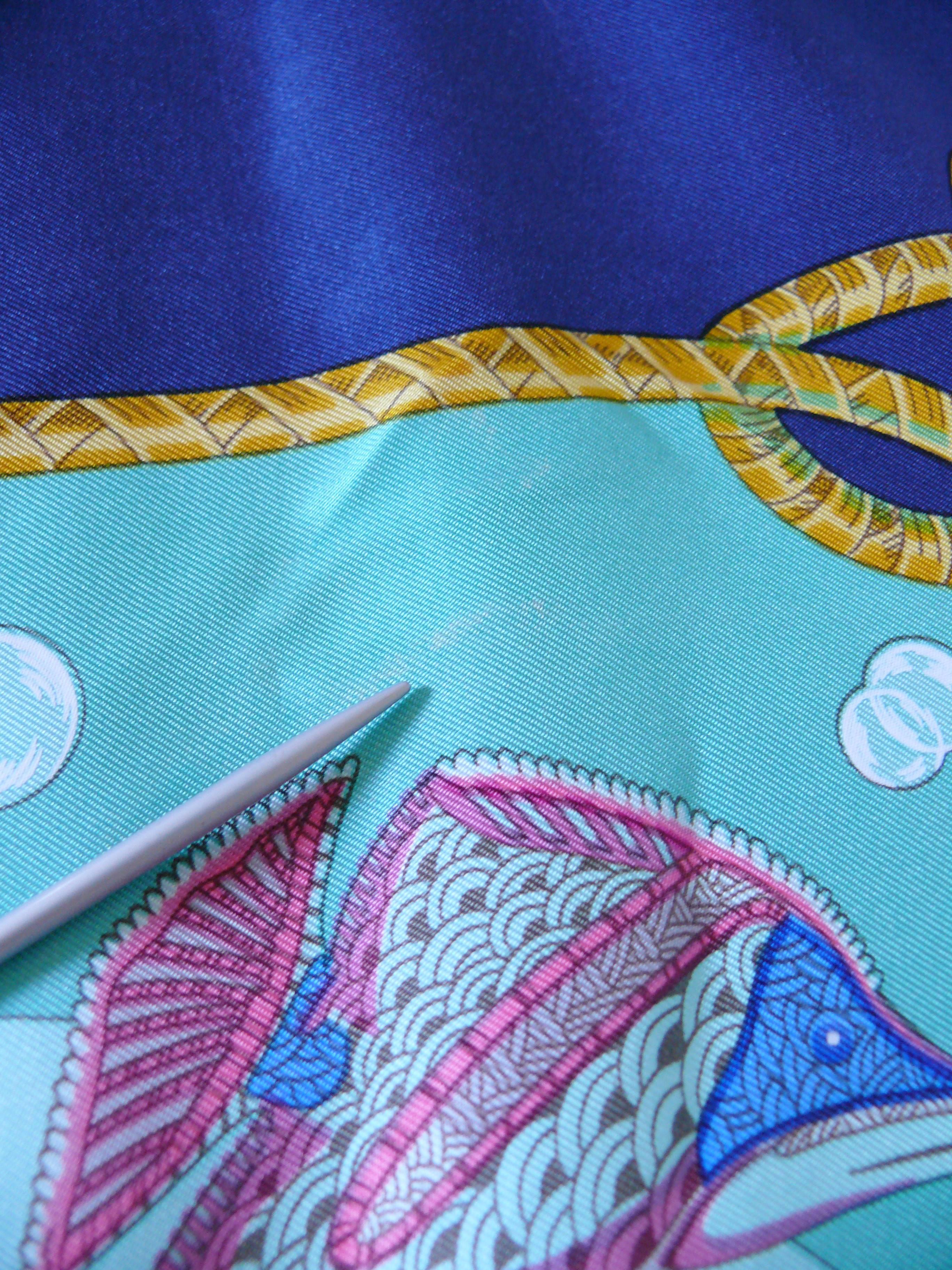 Hermes Vintage Silk Carre Scarf 