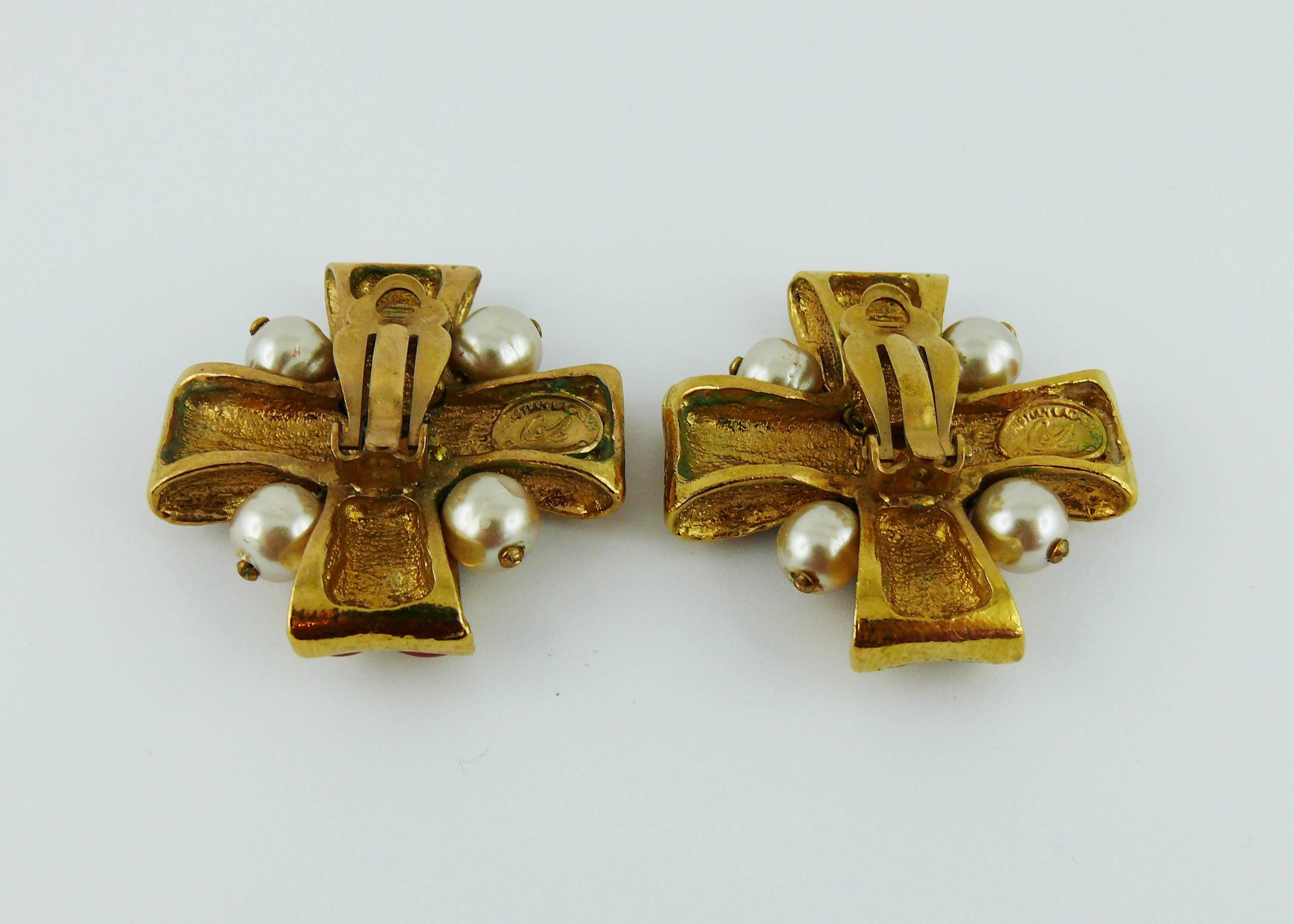 Christian Lacroix Vintage Bow Clip-On Earrings 2