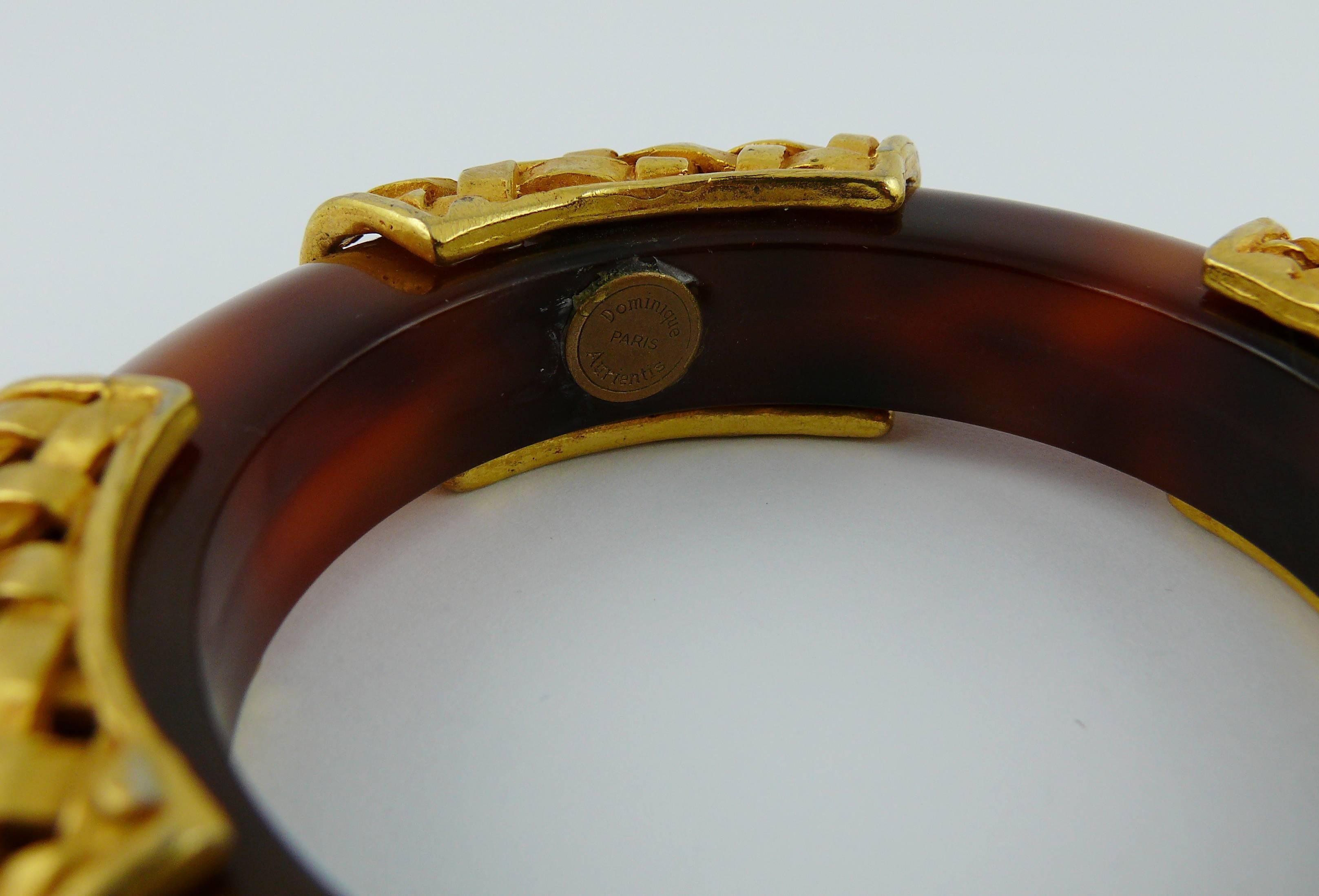 Dominique Aurientis Vintage Massive Resin Bangle For Sale 3