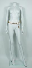 Attributed to CHANEL Vintage Gold Tone Coin Belt