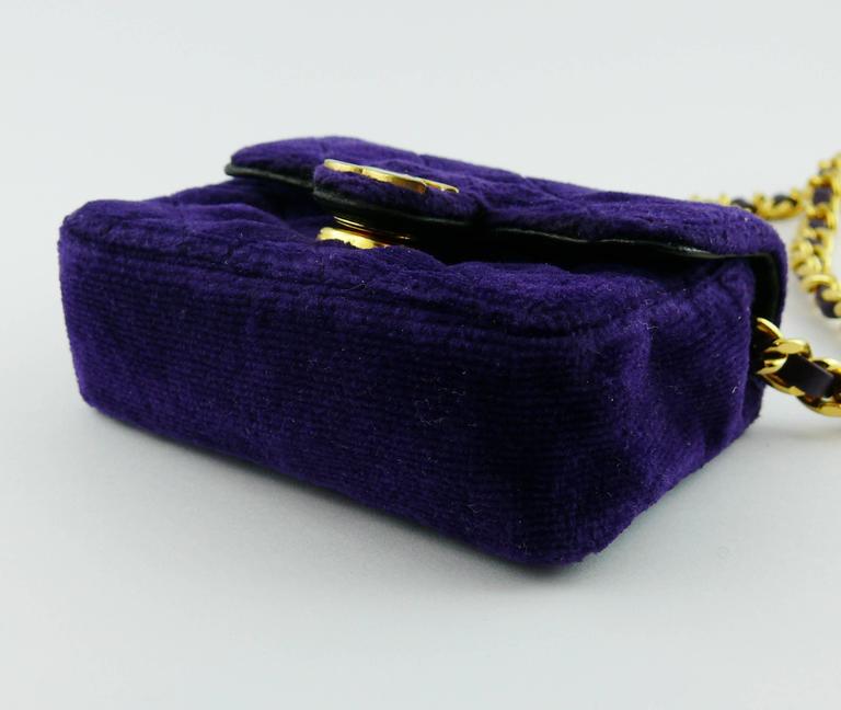 1990s Quilted Mini Full Flap Bag main image 0