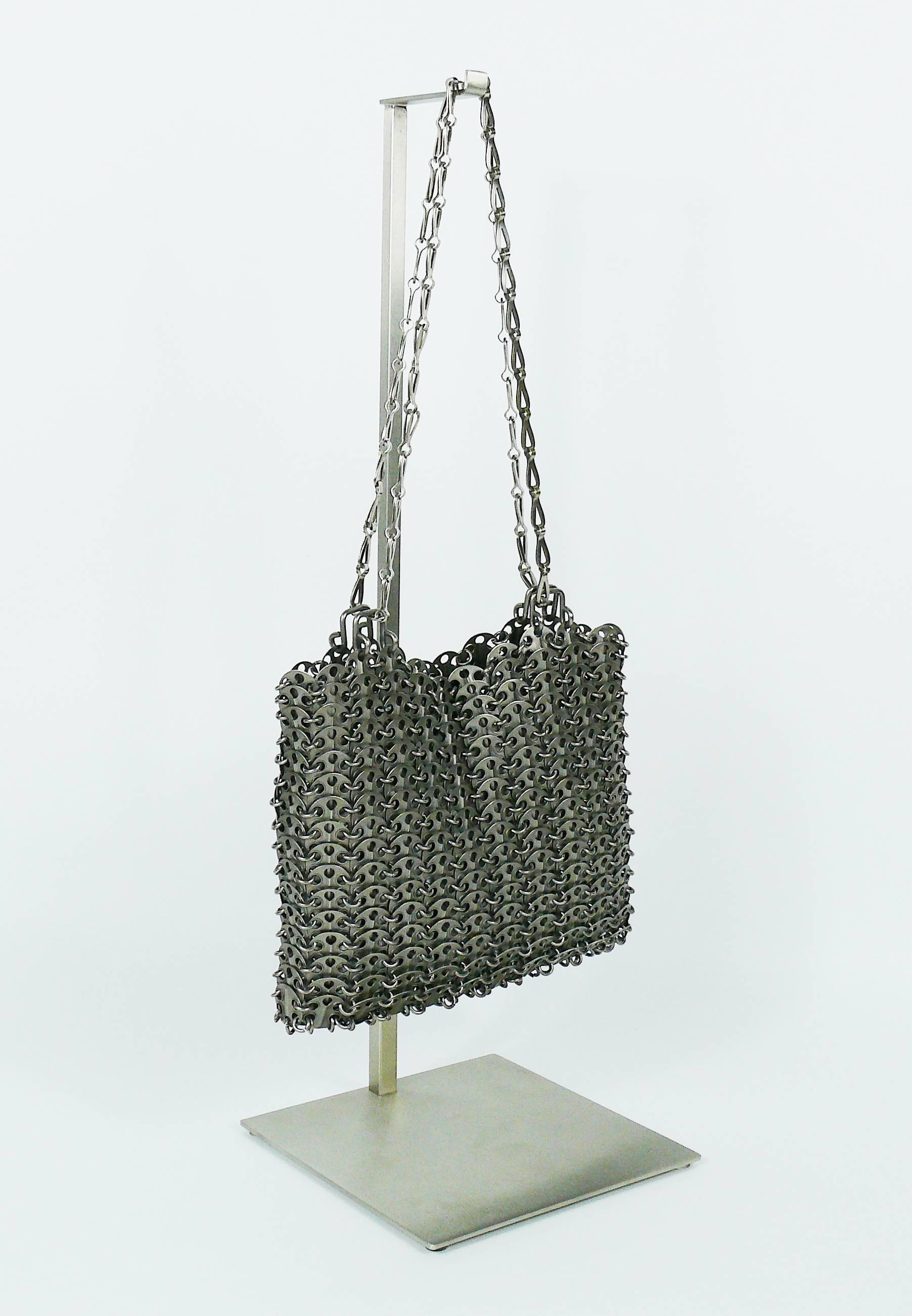 metal chain bag