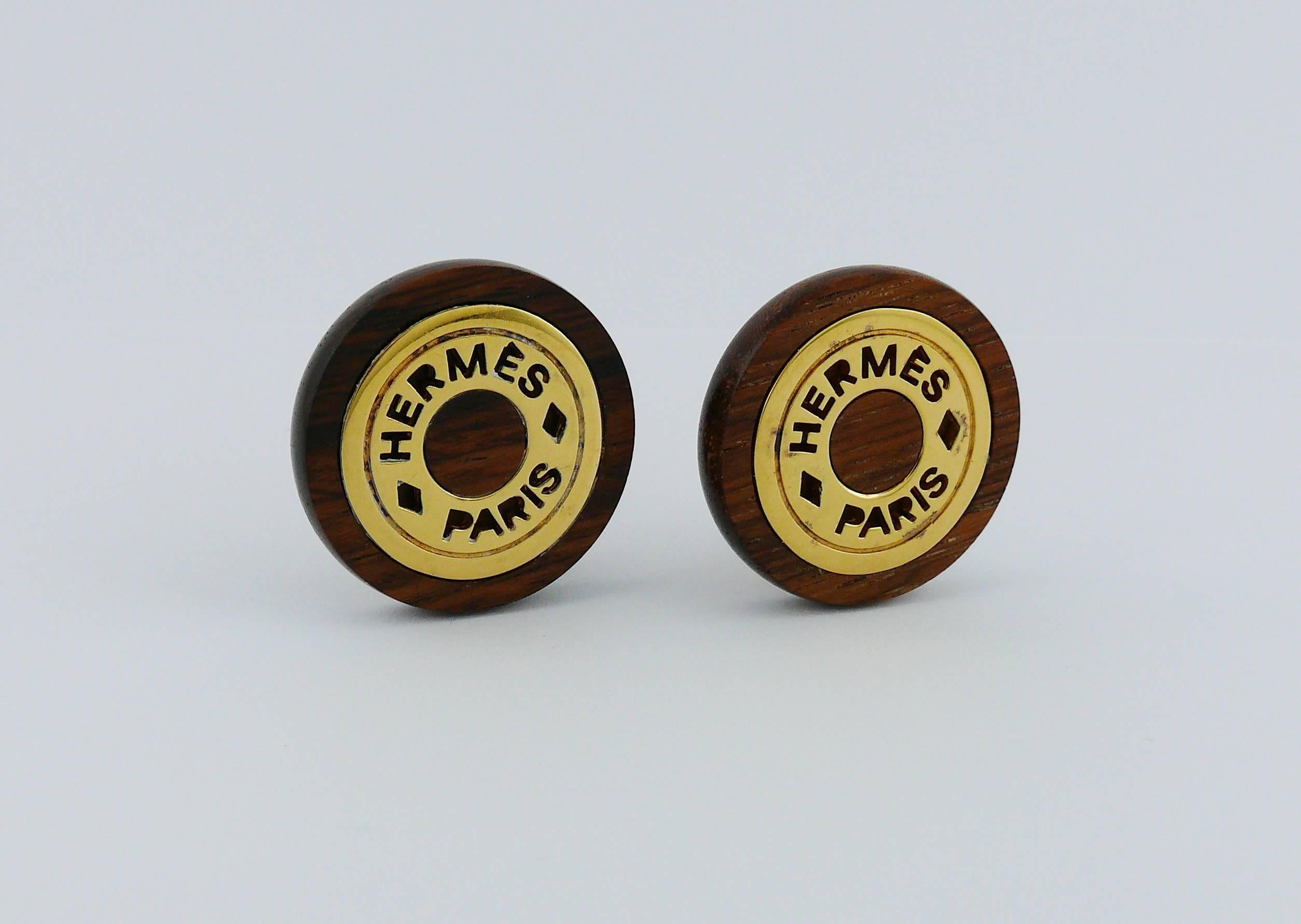 hermes vintage earrings