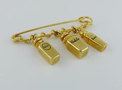 Hermes Parfums Vintage Caleche Charm Brooch