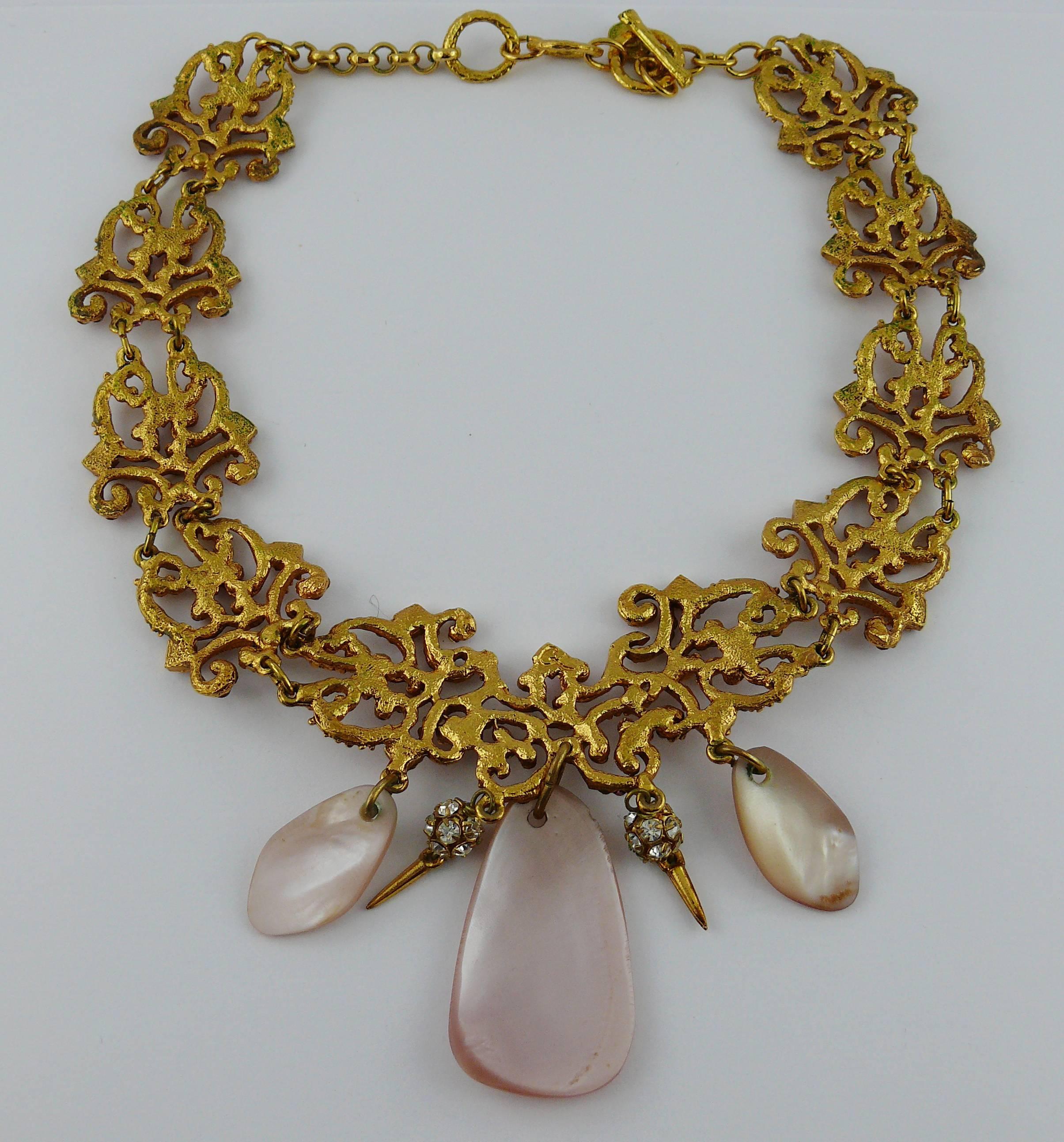 Christian Lacroix Vintage Jewelled Necklace 3