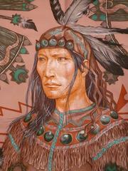 Hermes Silk Carre Scarf "Cosmogonie Apache" by Antoine Tzapoff