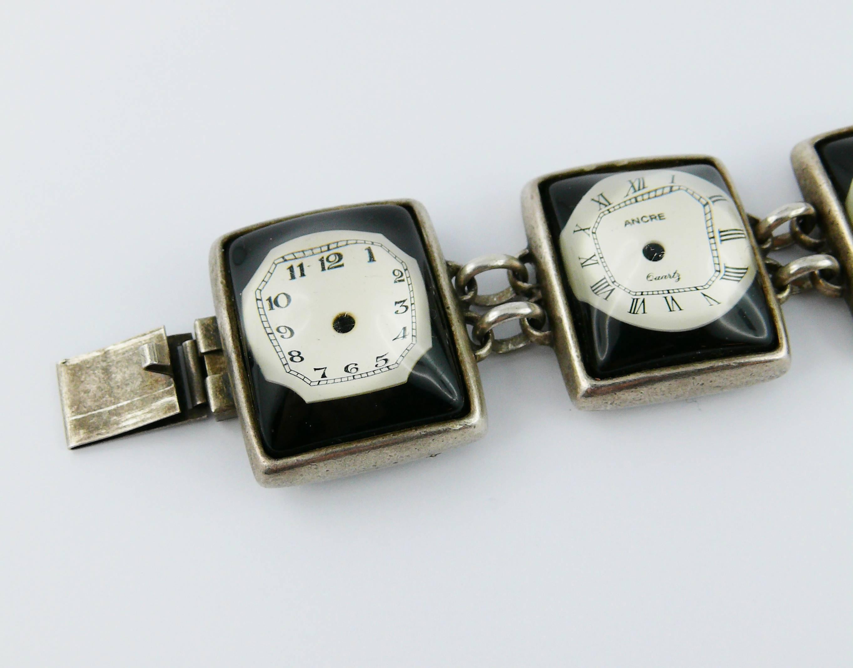 Jean-Paul Gaultier Bracelet de montre de collection vintage rare et rare Excellent état - En vente à Nice, FR