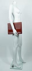 Louis Vuitton Vintage Brown Epi Leather Lena Clutch