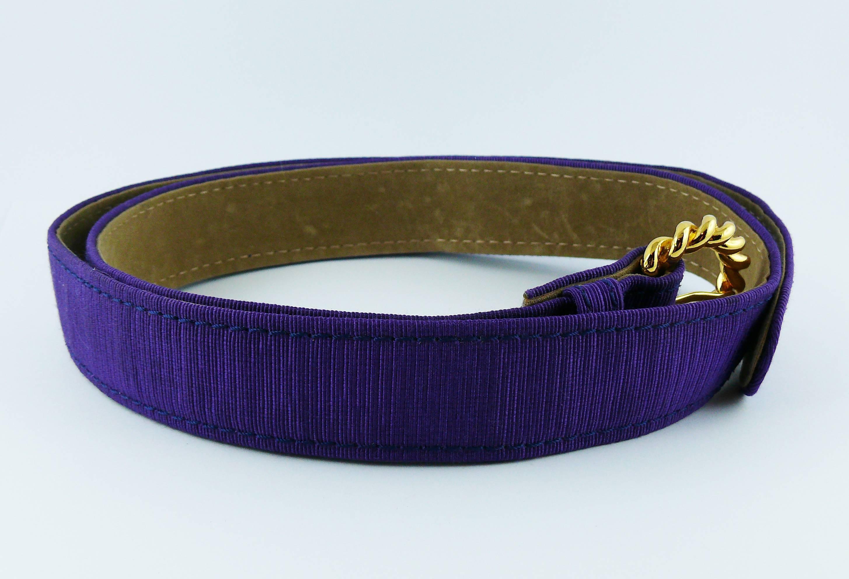 Women's Edouard Rambaud Vintage Purple Belt Bag