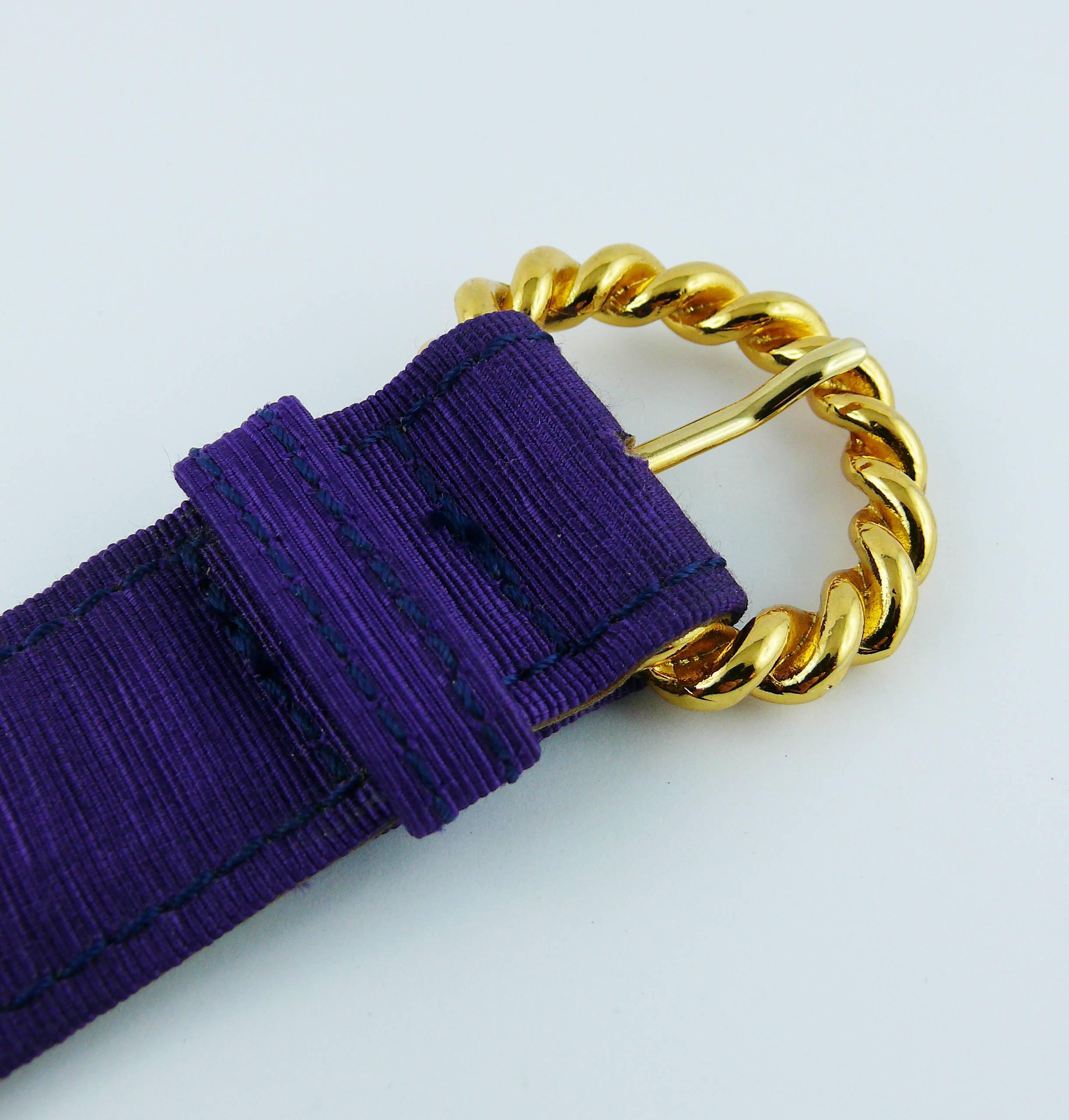 Edouard Rambaud Vintage Purple Belt Bag 1