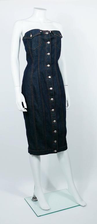 vintage jean dress