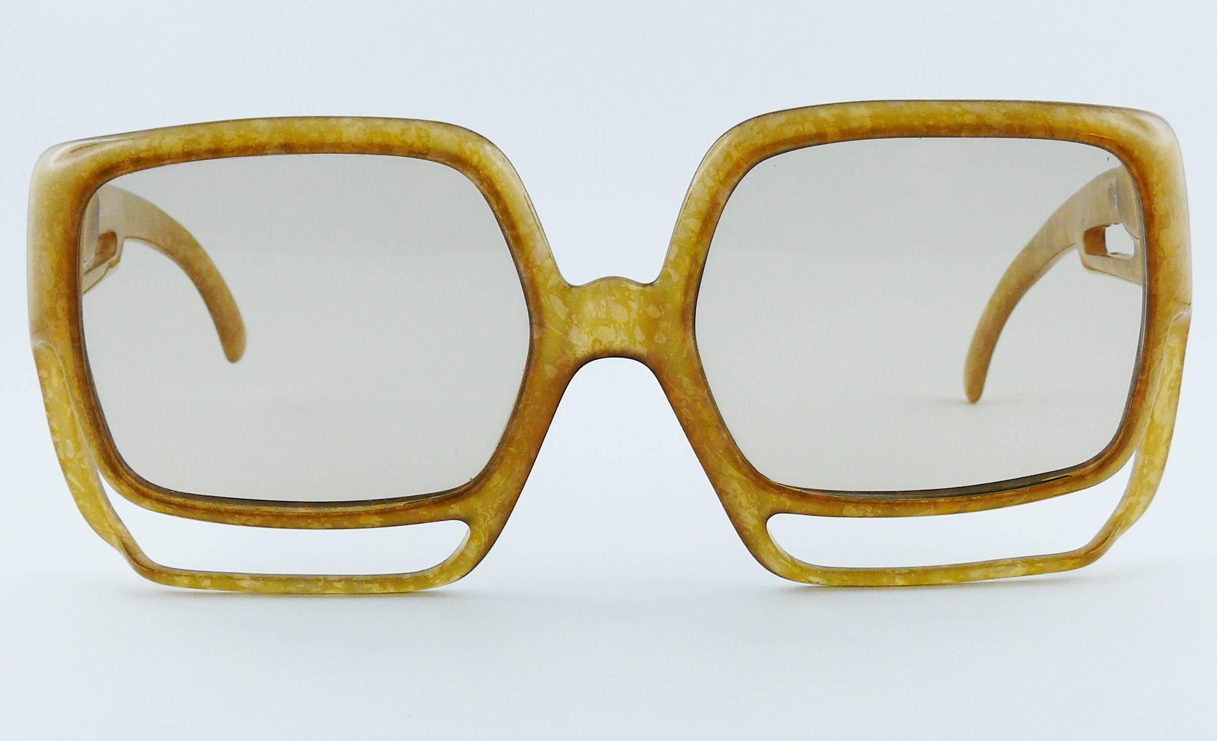 Christian Dior Vintage Oversized Sunglasses In Good Condition In Nice, FR