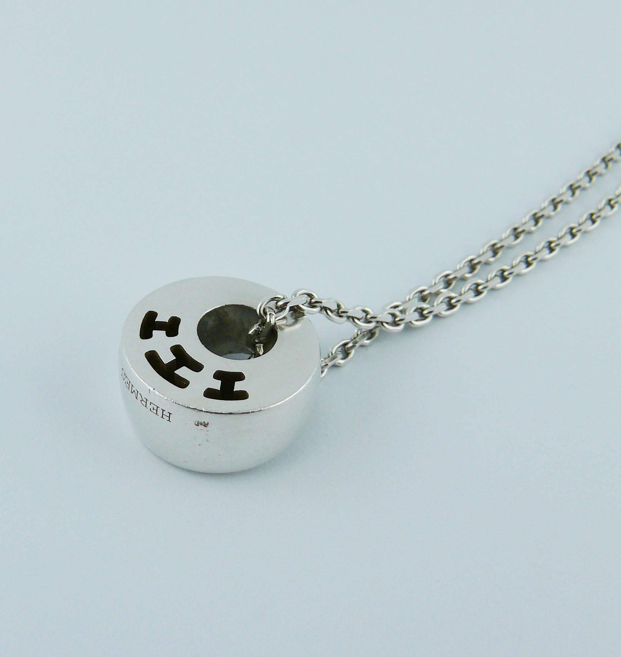 Women's Hermès Clarté Sterling Silver Pendant Necklace For Sale