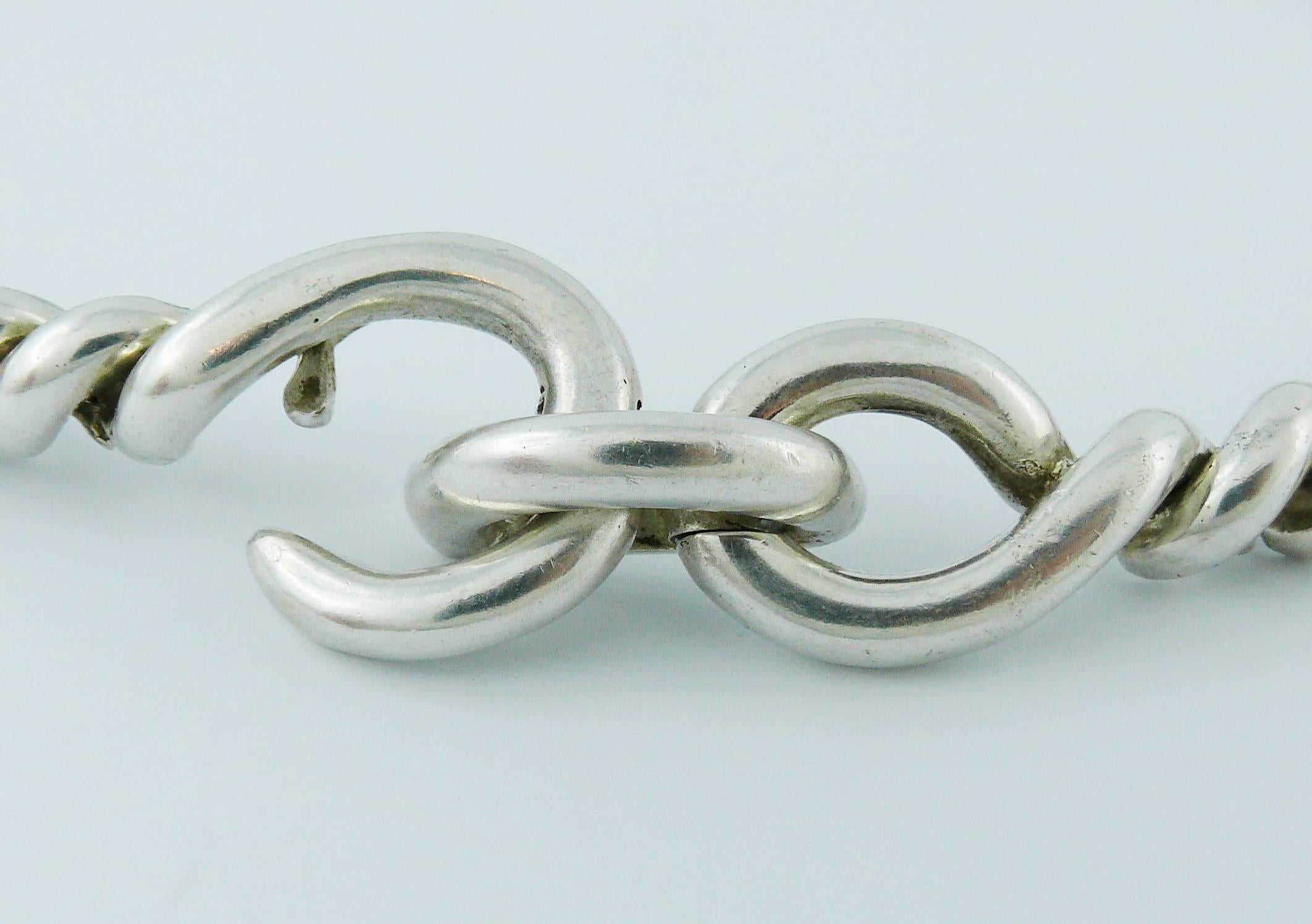 Bague Créateur Vintage Torsade Argent 925 - Taille 54 - Anneau Simple Tressé - Occasion Bon état
