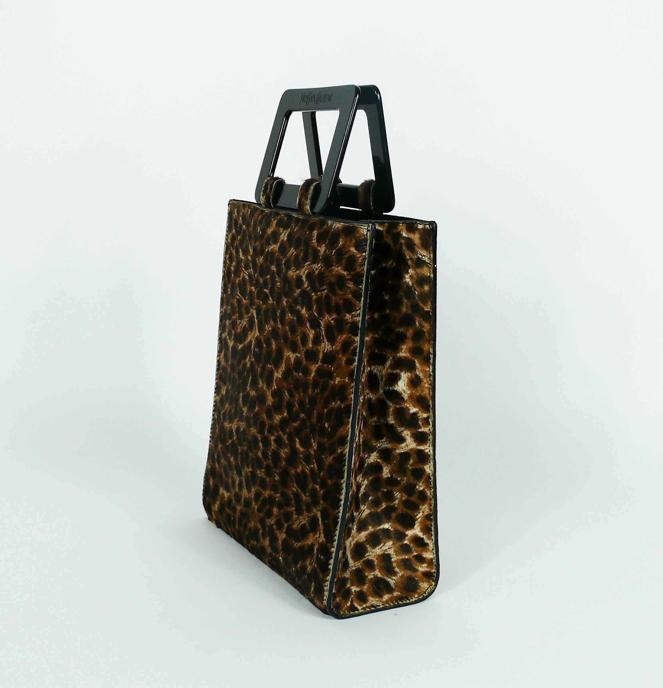 ysl leopard bag