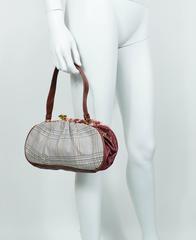 Christian Lacroix Vintage Tweed and Tartan Handbag