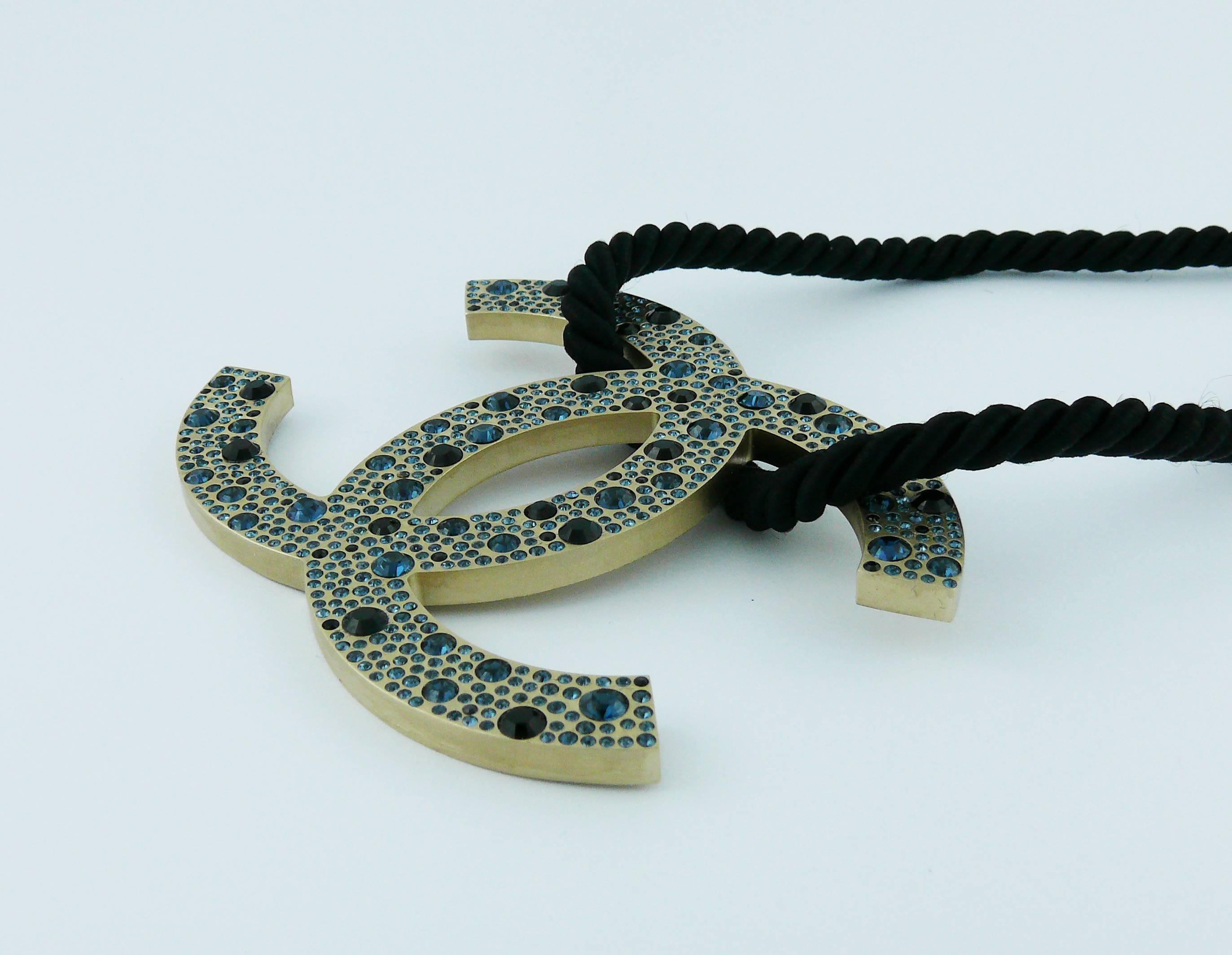 Women's Chanel Rare Jewelled Jumbo CC Logo Necklace Spring Summer 2008