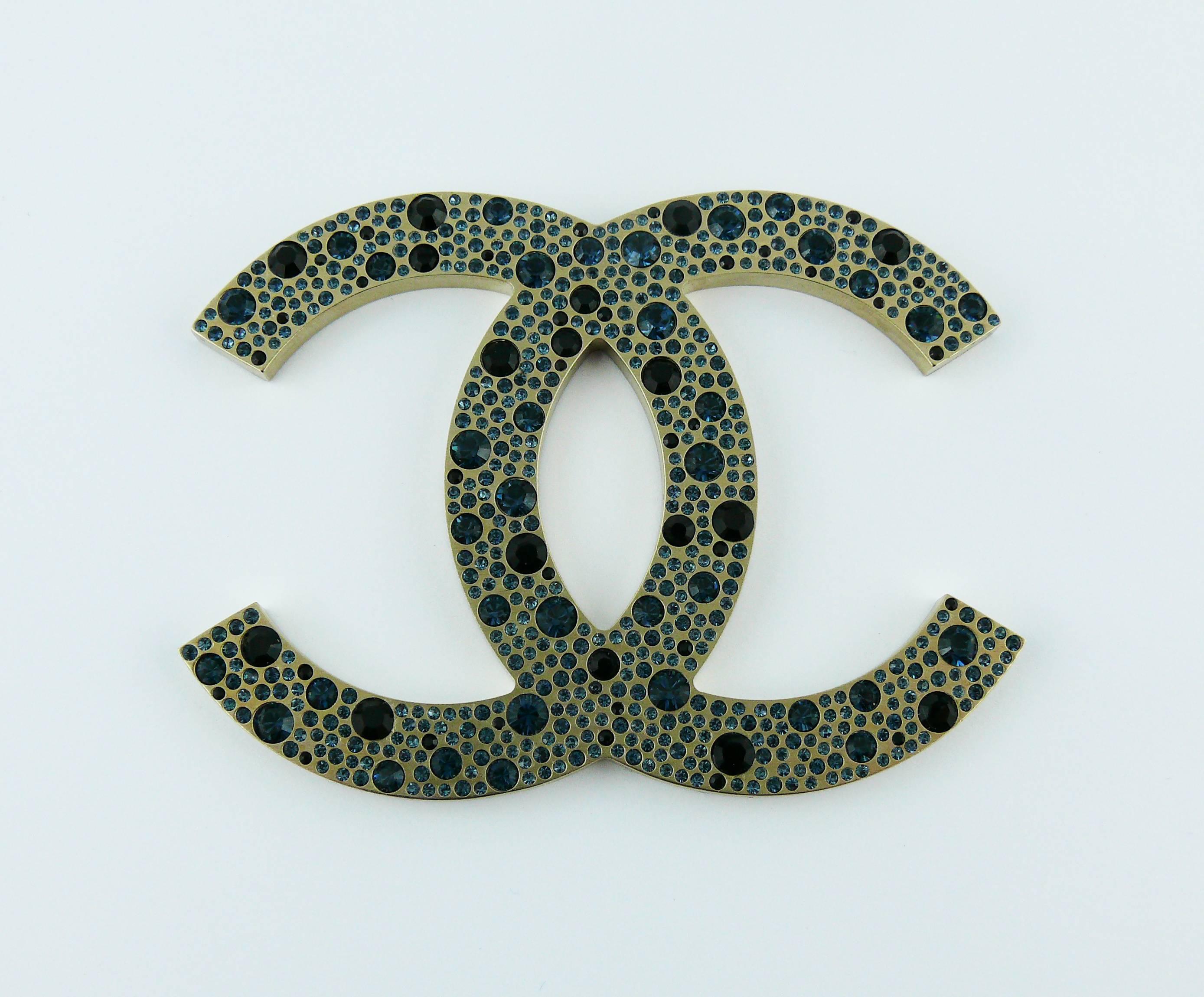 Chanel Rare Jewelled Jumbo CC Logo Necklace Spring Summer 2008 1