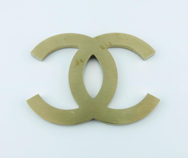 Chanel Rare Jewelled Jumbo CC Logo Necklace Spring Summer 2008 at 1stDibs