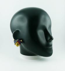 Christian Lacroix Vintage Heart Clip-On Earrings